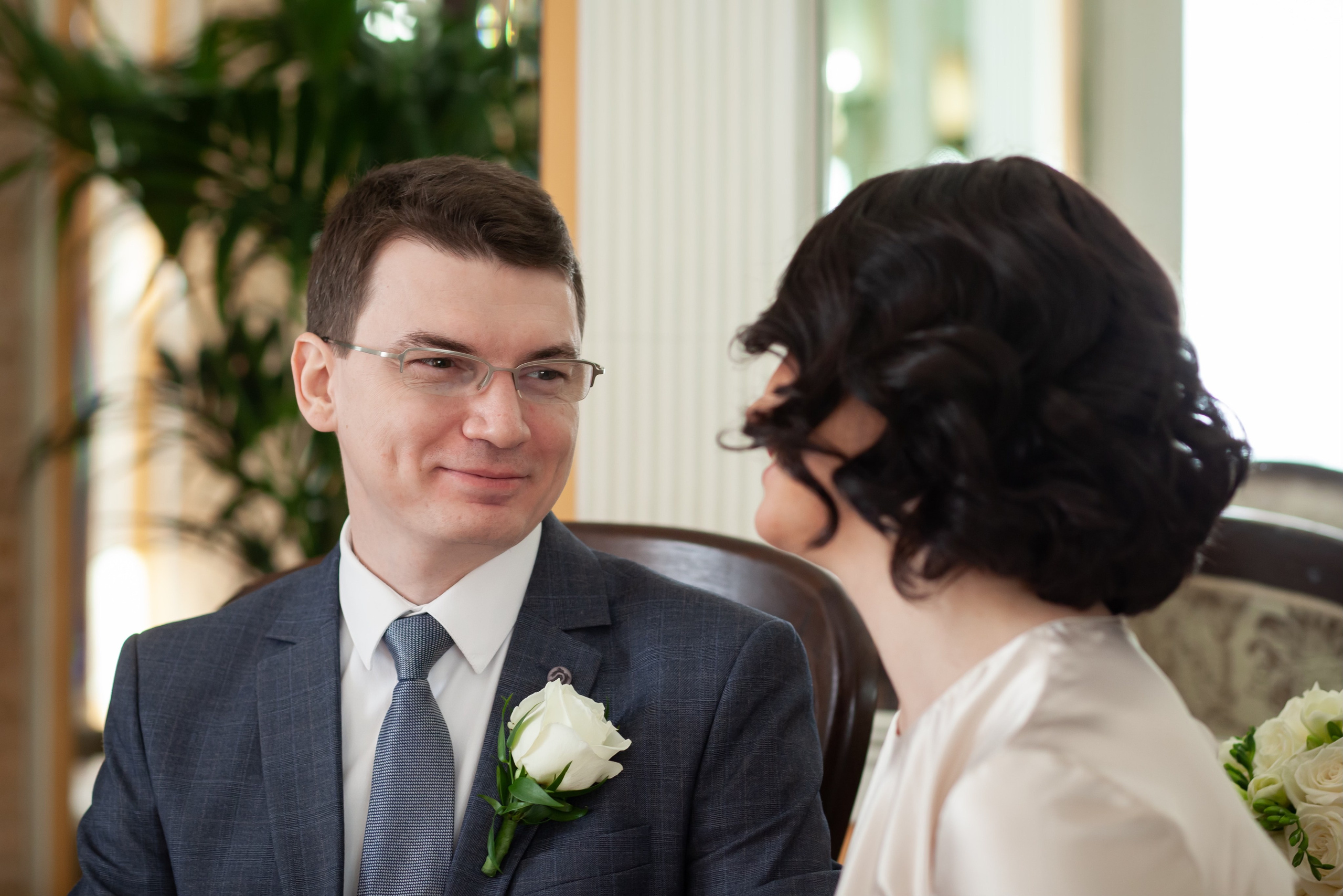 Съемка регистрации в Грибоедовском ЗАГСе. Фотографы в Москве Светлана Устинова и Сергей Грачев