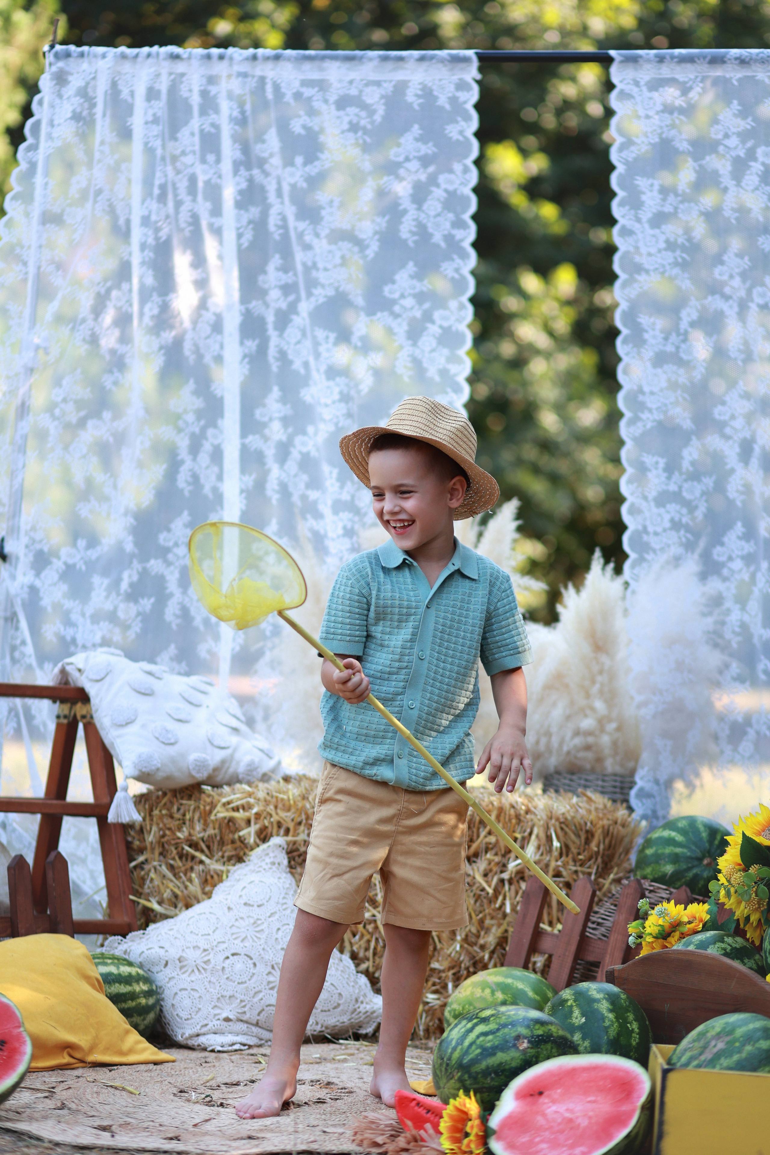 Арбузный фотодень. Детский семейный фотограф Краснодар