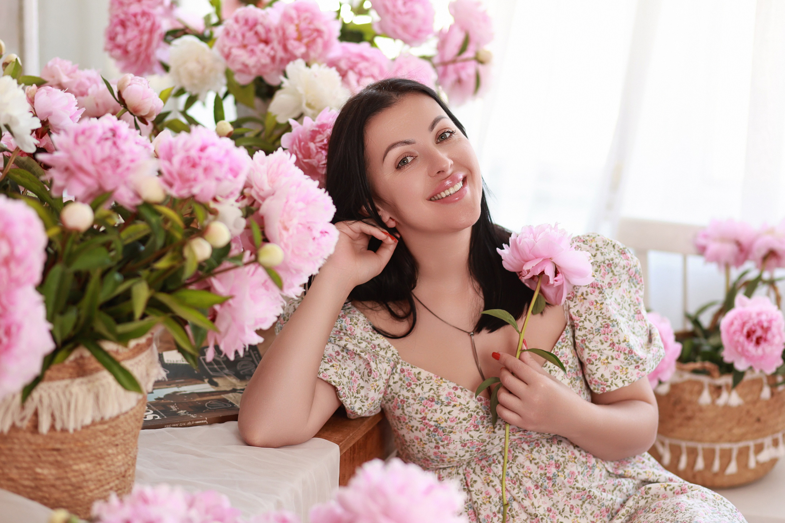 Пионы. Детский семейный фотограф Краснодар