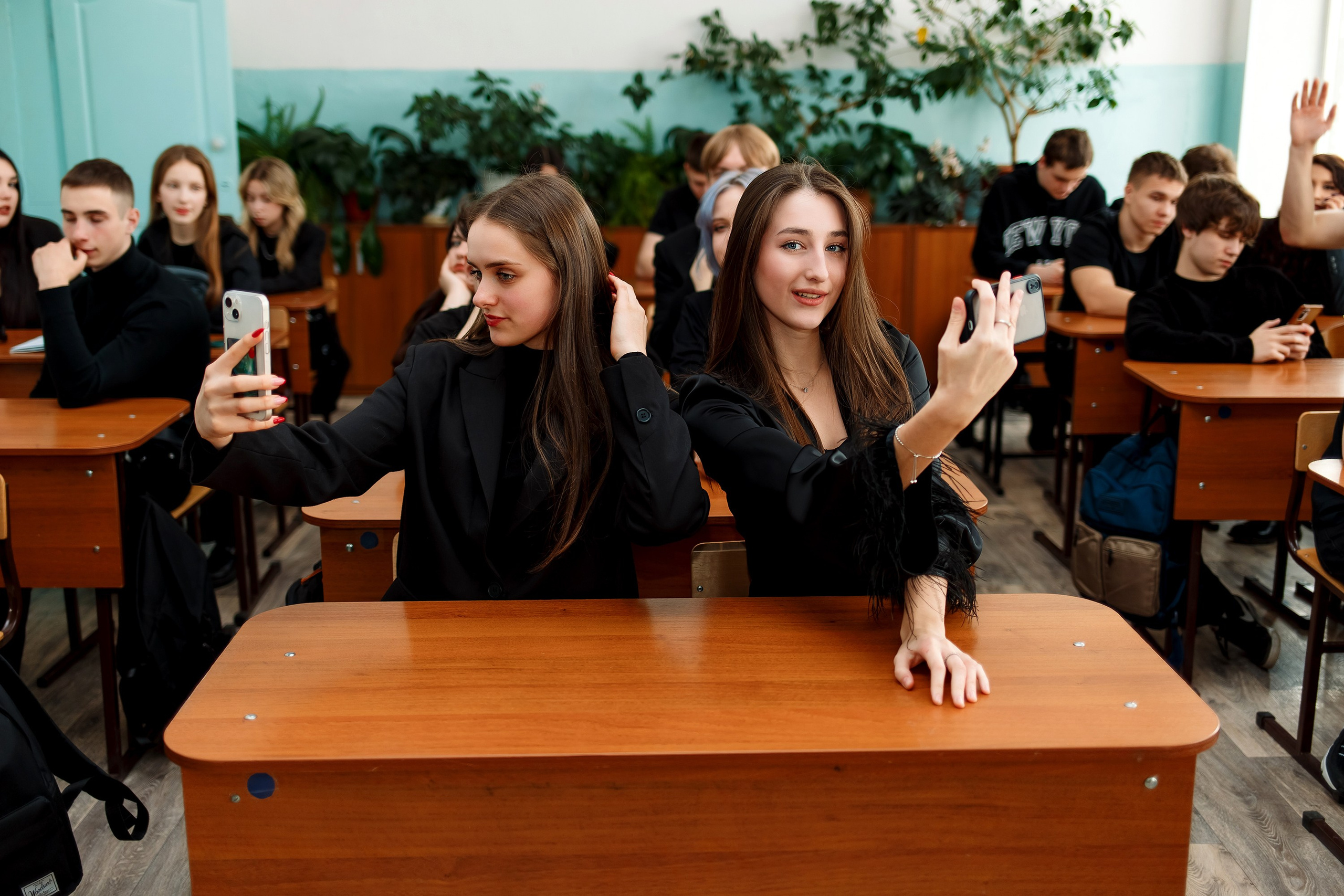 11 класс съемка в школе. Фотограф Любовь Корниенко, Примоский край