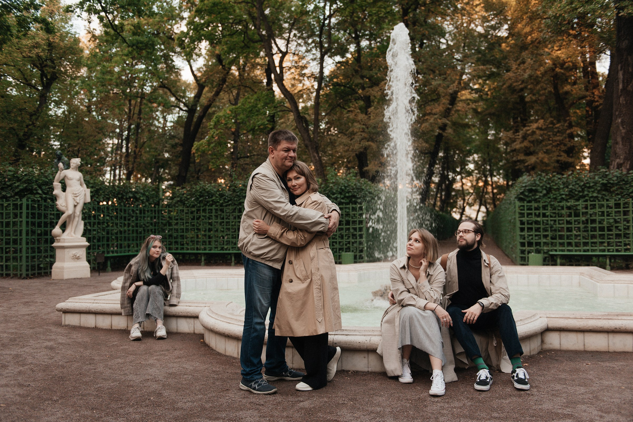 семейная фотосессия на улице