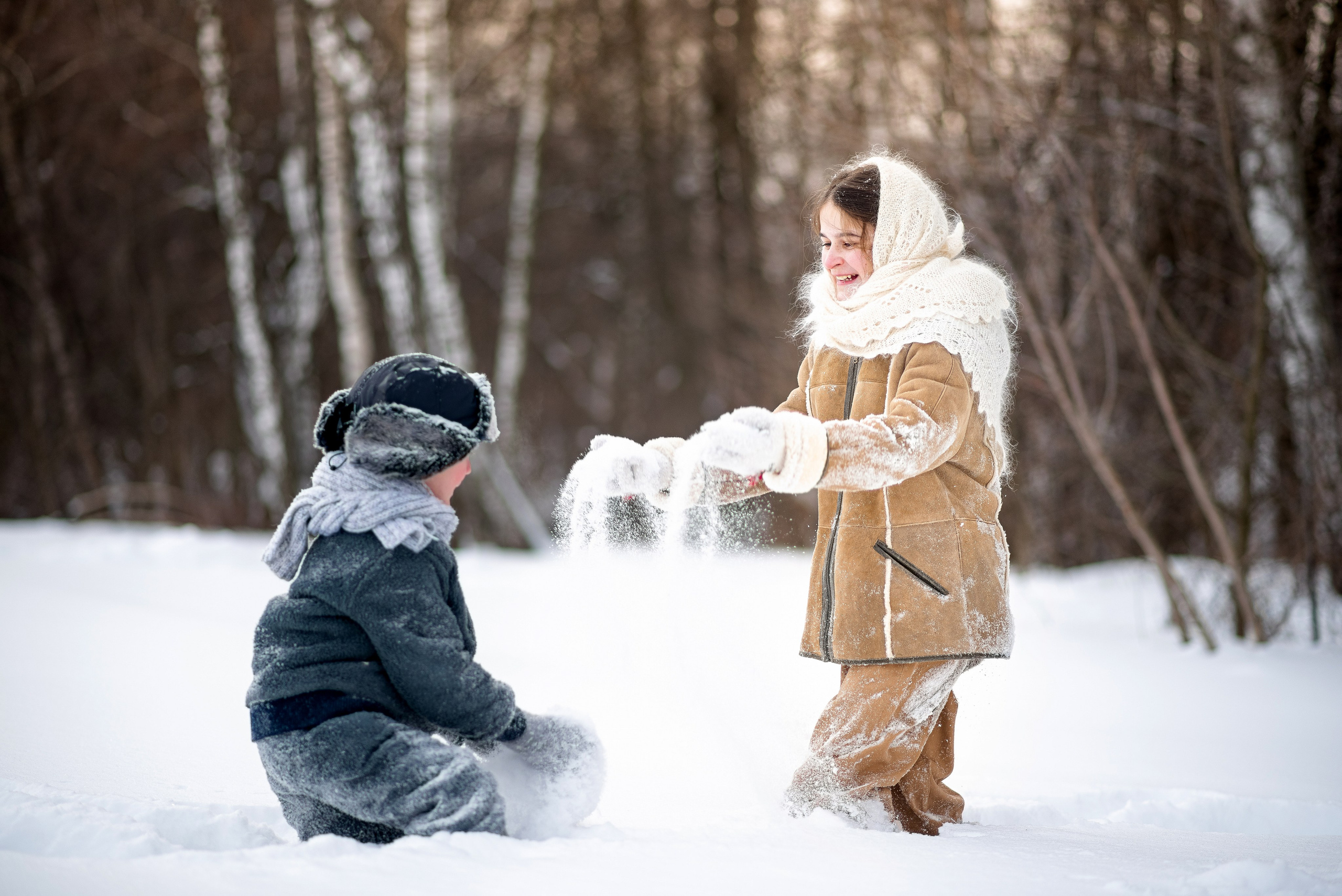 Тематическая семейная фотосессия в деревне. Семейный и детский фотограф в Туле Светлана Воронкова