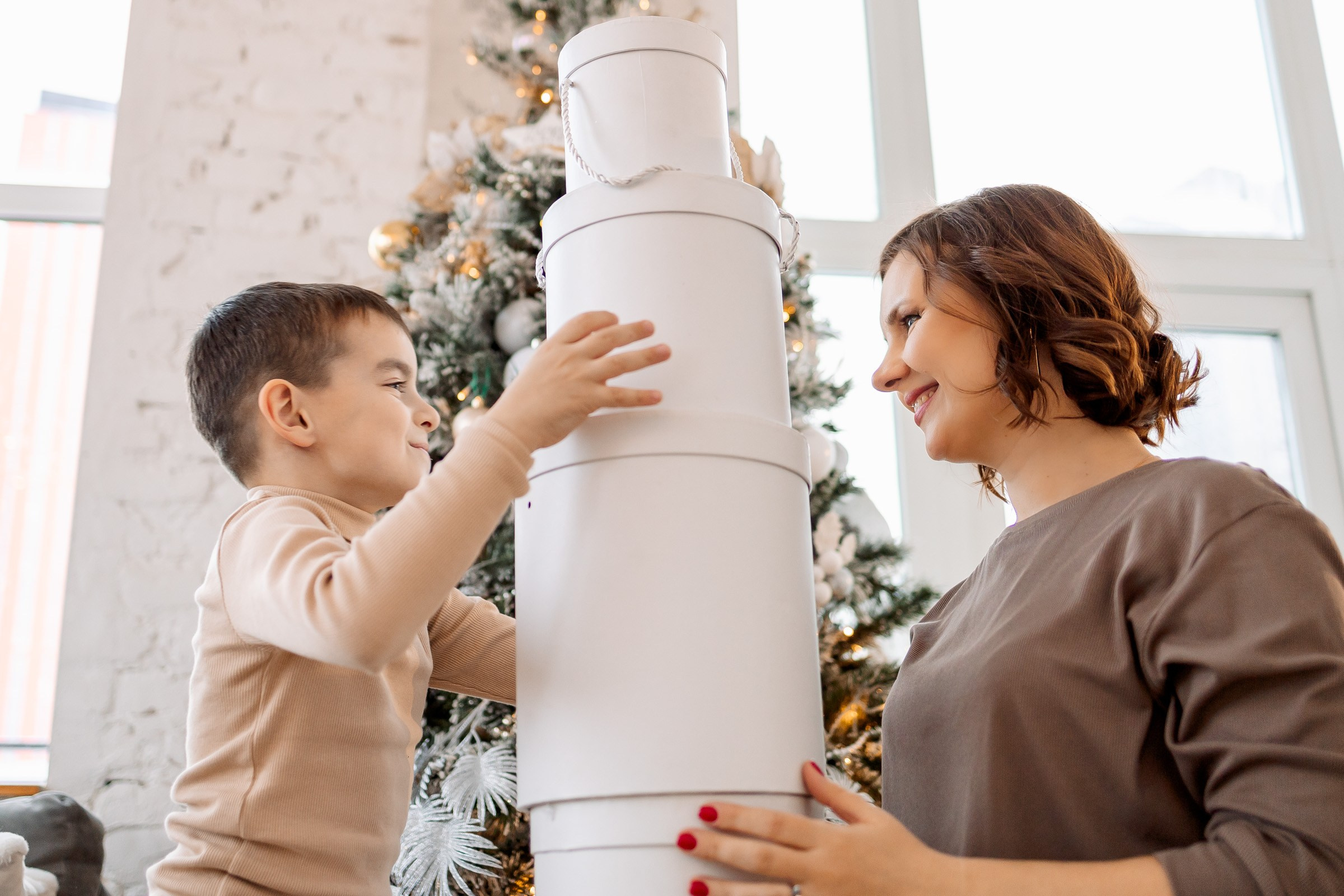 пирамида из подарков