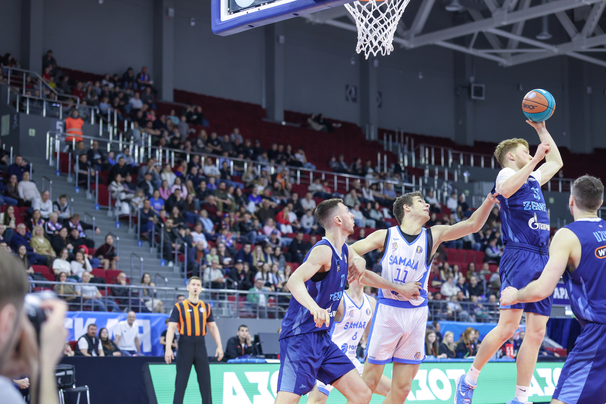 Баскетбол. Самара — Зенит. Единая лига ВТБ. Спортивный фотограф в Самаре