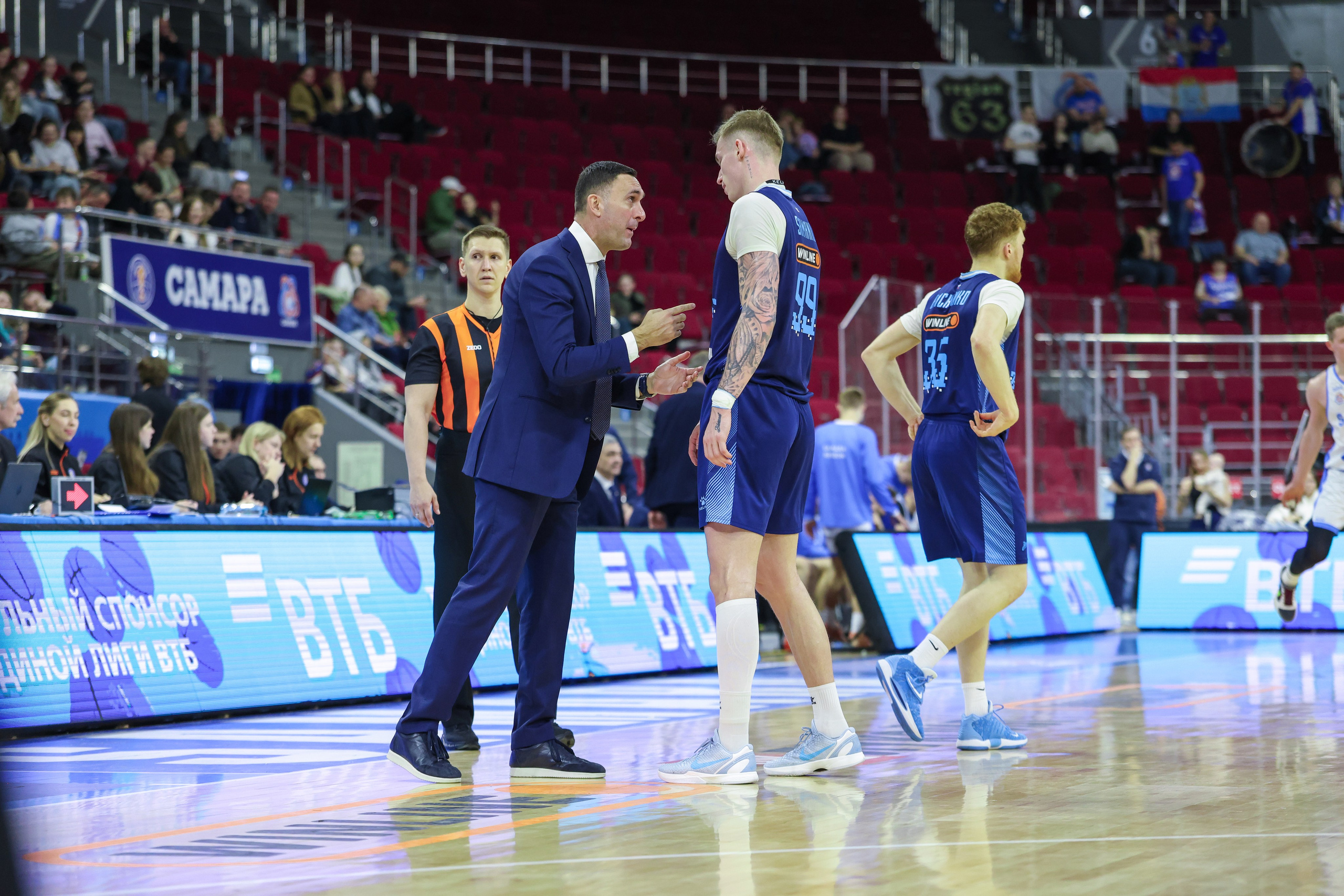 Баскетбол. Самара — Зенит. Единая лига ВТБ. Спортивный фотограф в Самаре