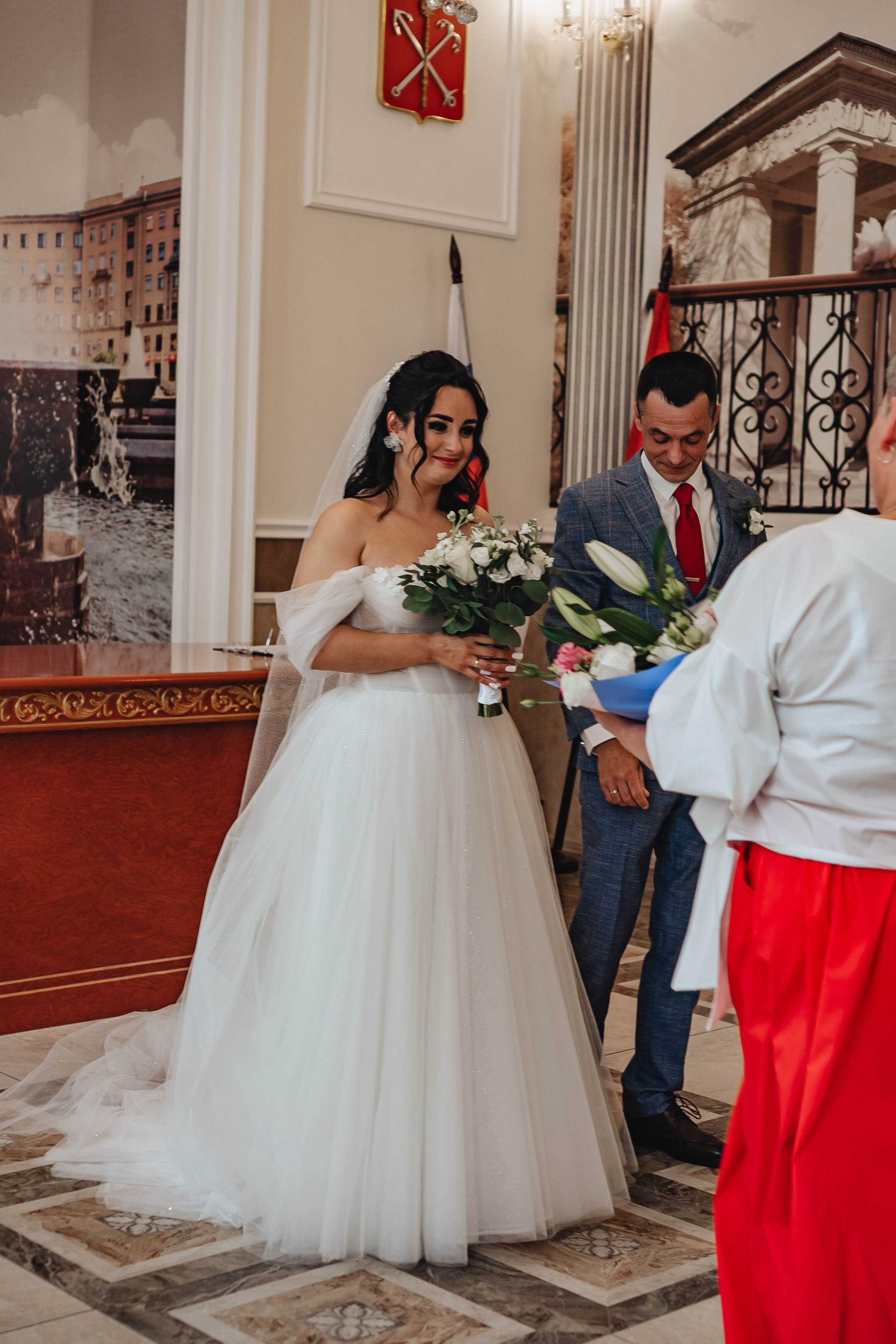 СВАДЕБНАЯ СЬЕМКА В ЗАГСЕ НА МОСКОВСКОМ ПРОСПЕКТЕ. Профессиональный фотограф, Санкт-Петербург — Виктория Богомолова