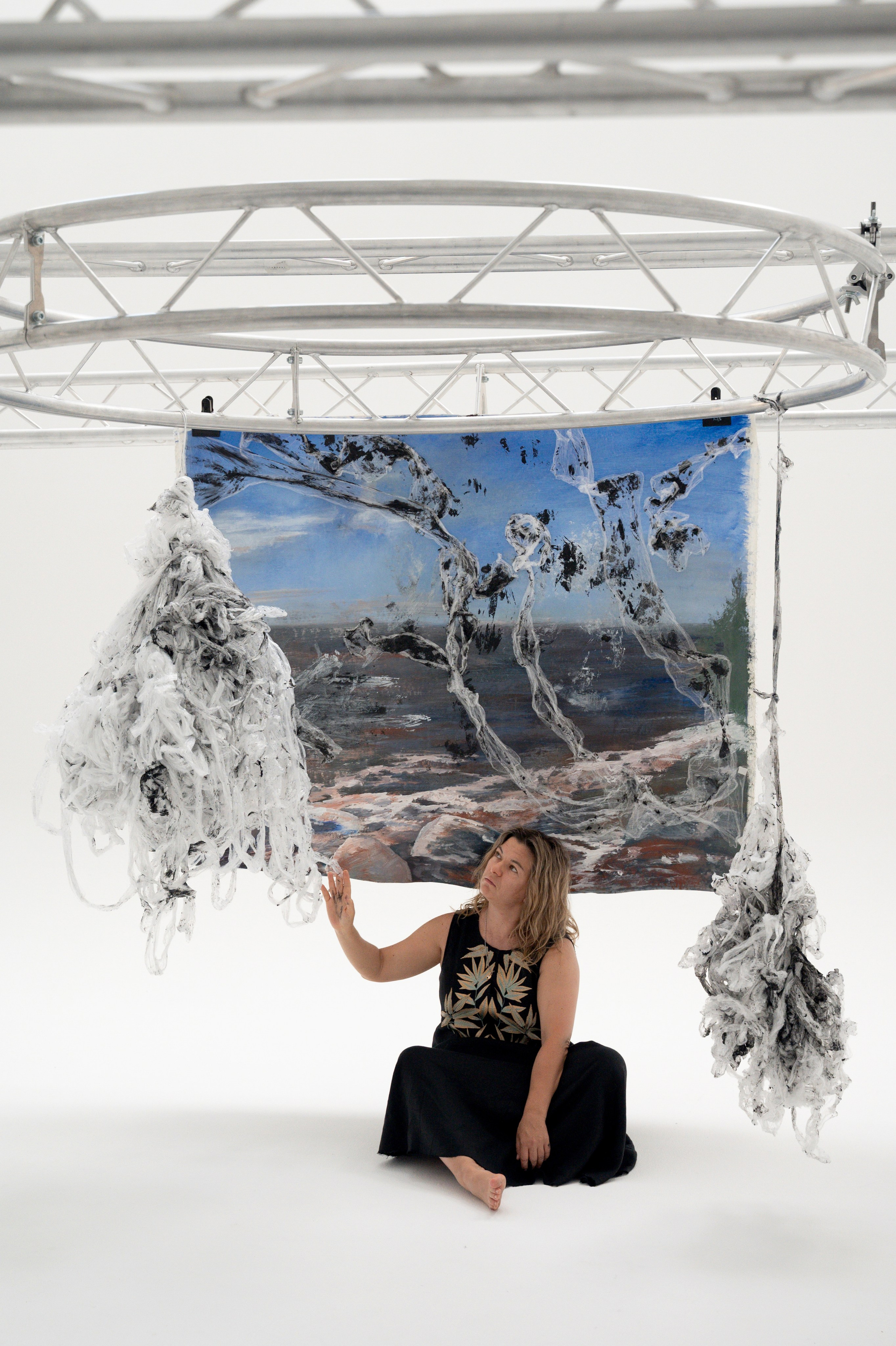 Фотосессия художника и его работ. Фотограф Юлия Кондратьева