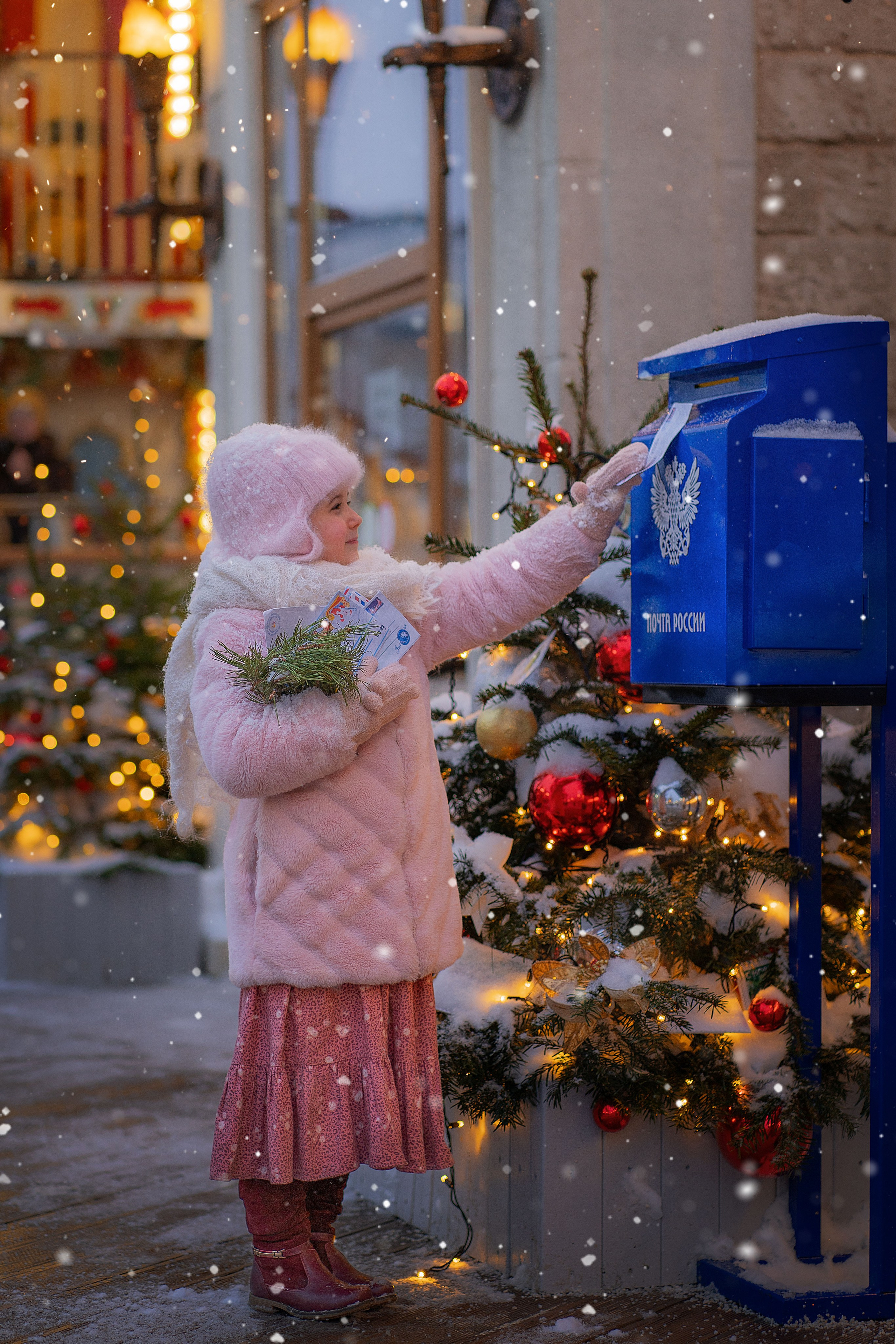Детские новогодние и рождественские фотоистории. Детский и семейный фотограф в Москве и Подмосковье Настя Наумова
