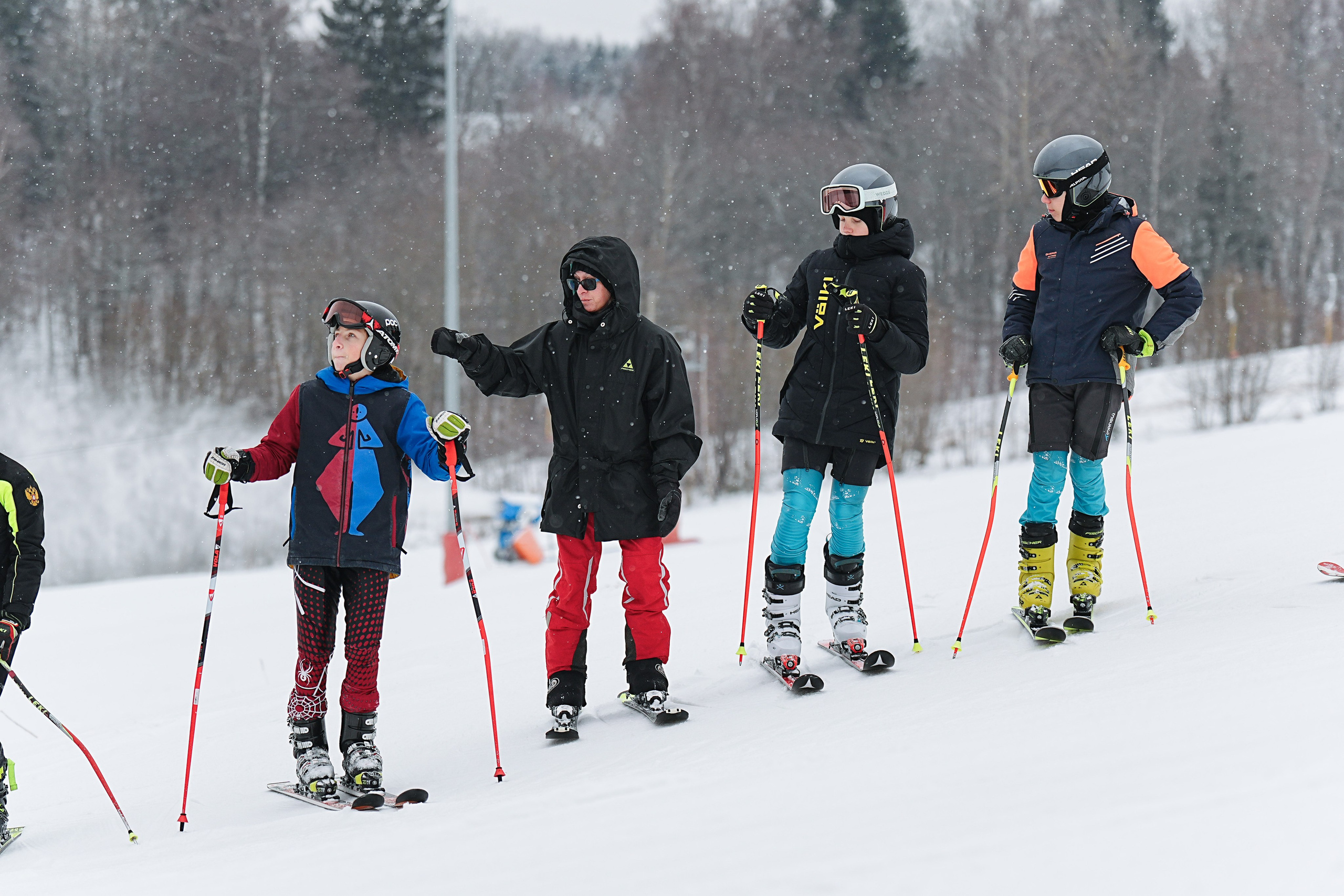 Горные лыжи. Первенство Центрального Федерального Округа. GS U14 Шуколово. Фотограф Студитский Евгений