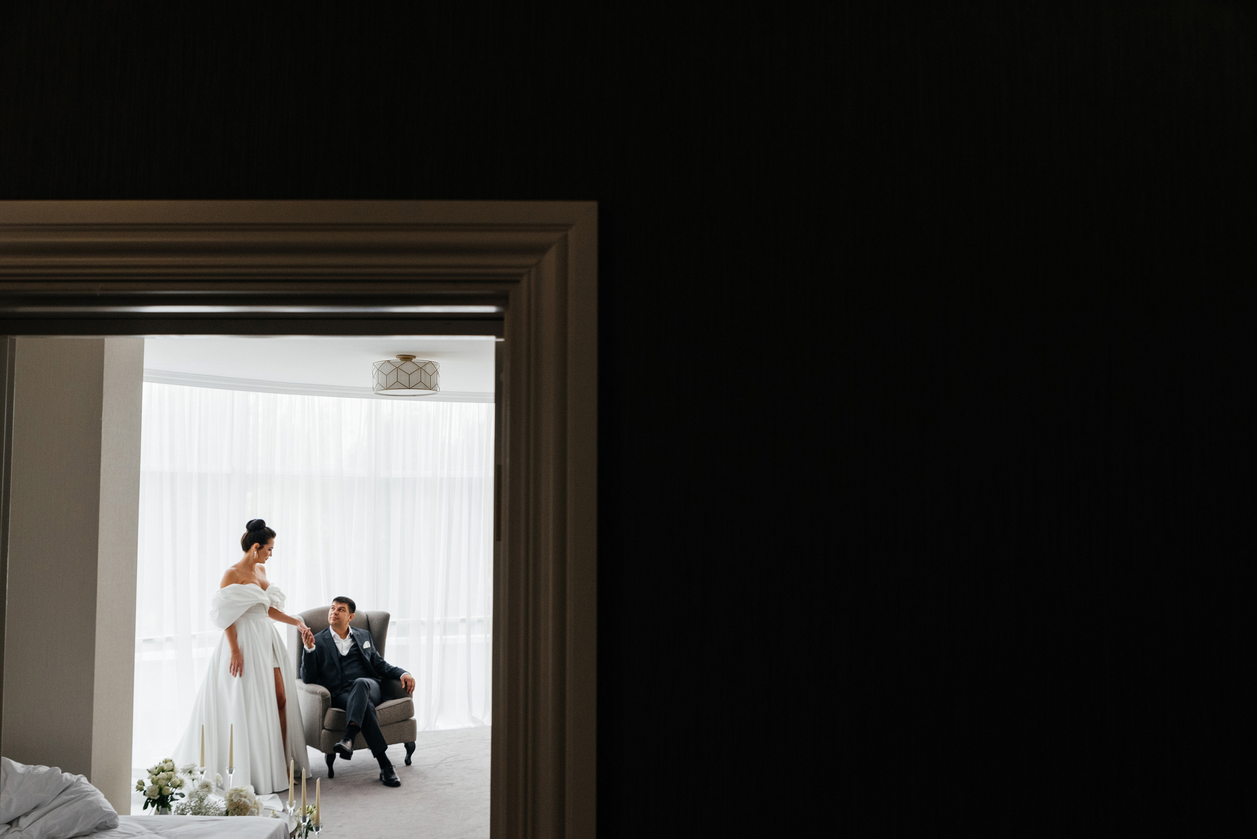 Пётр & Вера (White Wedding). Wedding photographers Alex Abramyan