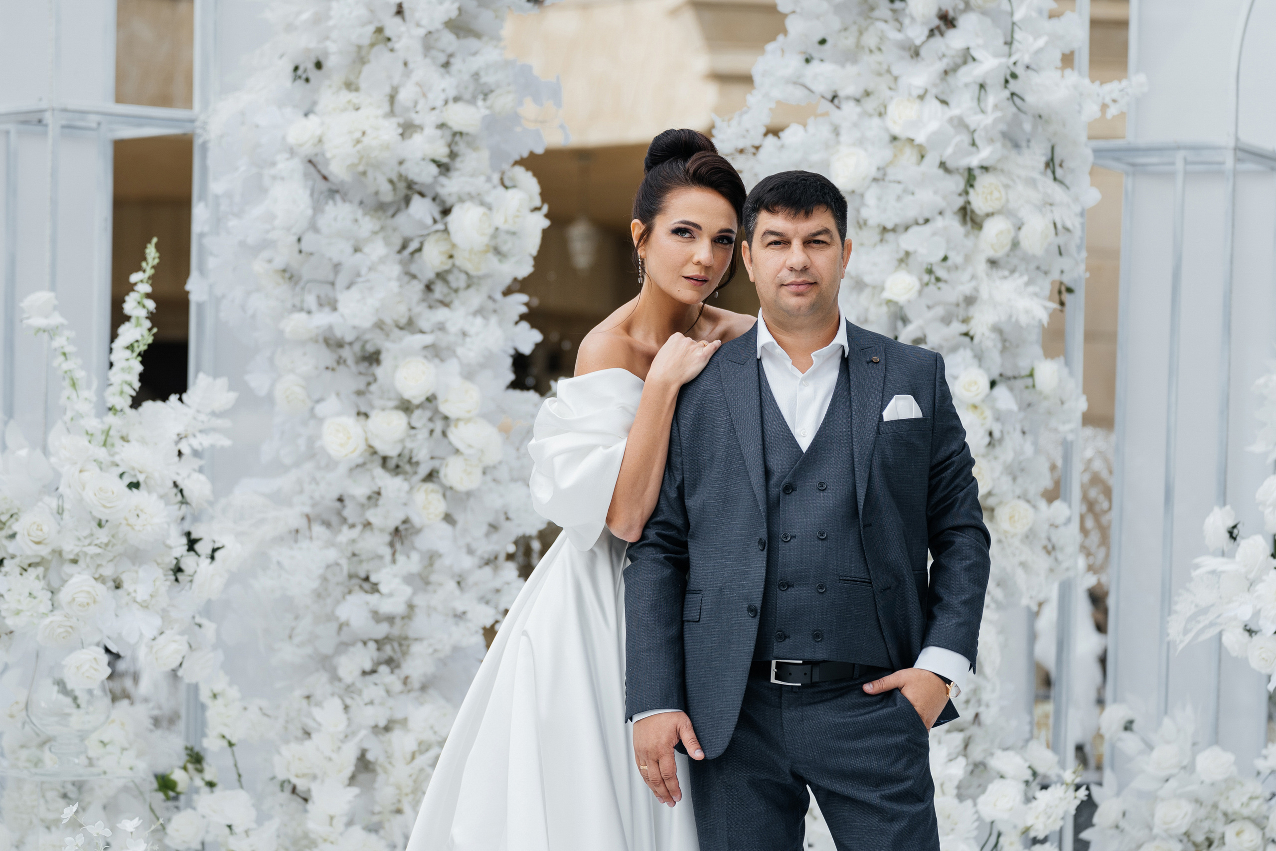 Пётр & Вера (White Wedding). Wedding photographers Alex Abramyan