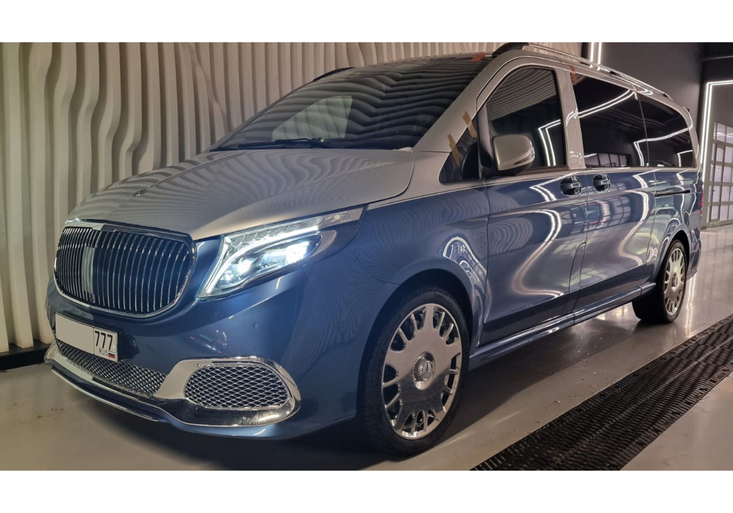 Mercedes V-class. Design Yachts and Cars