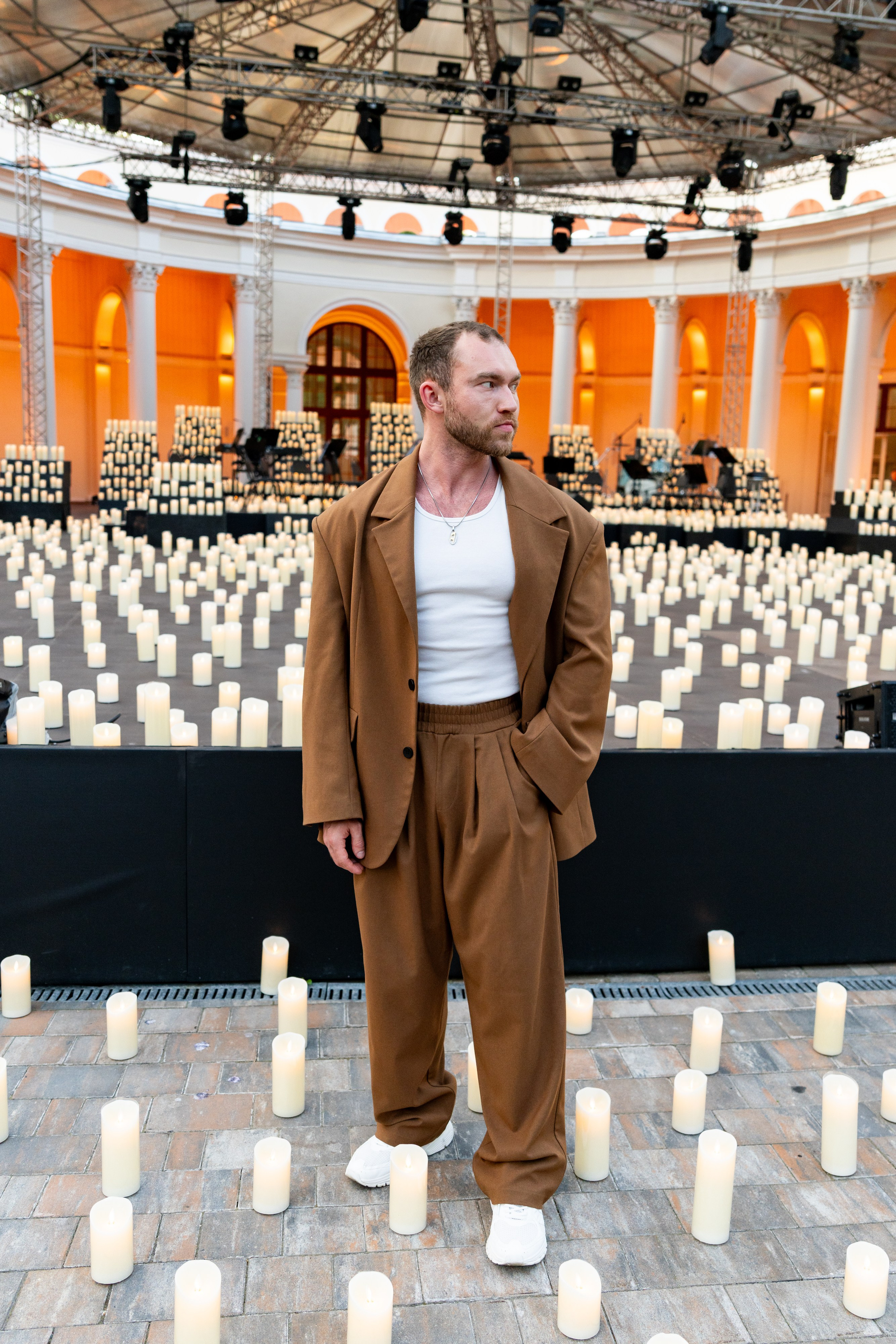 Симфонический оркестр Lumisfera при свечах. Фотограф Никита Комаров