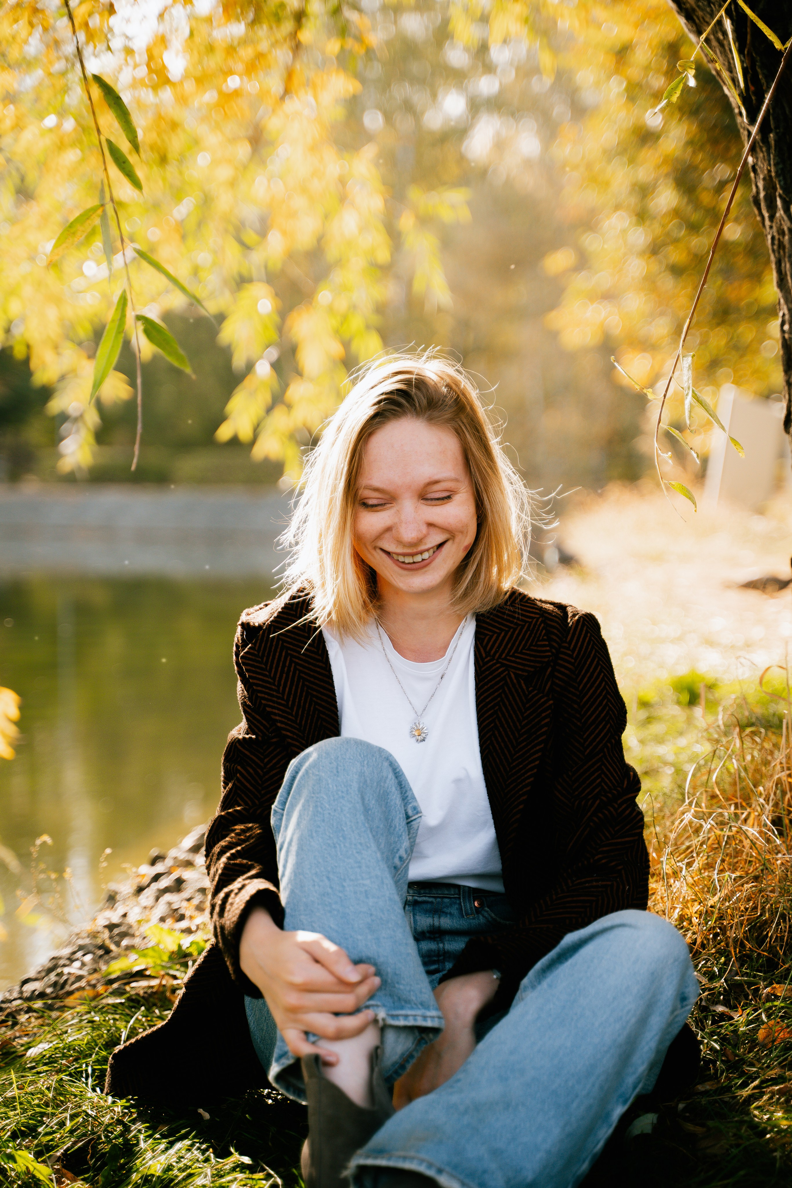 Наташа, осенний воздух и солнце. Фотограф Казань
