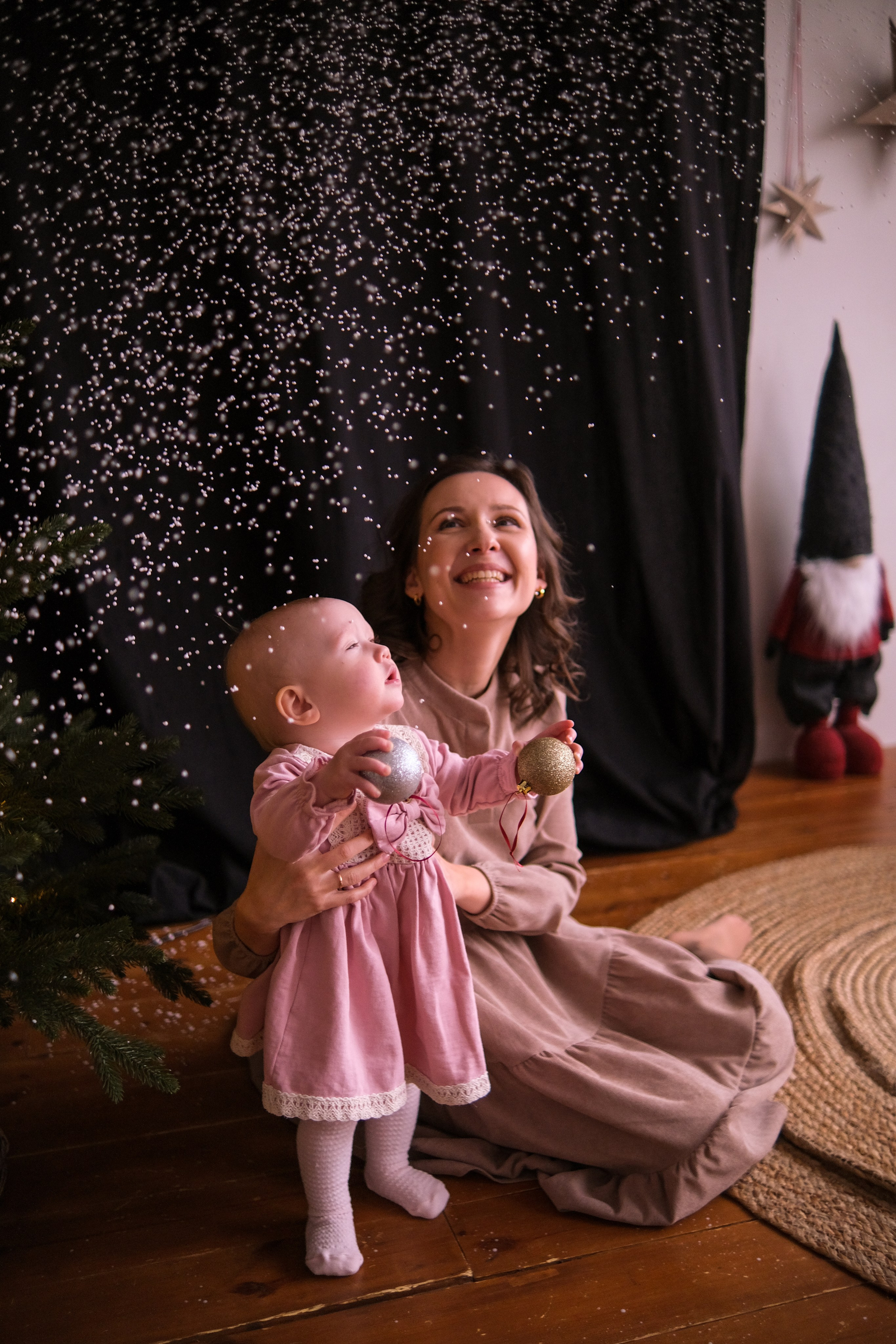 Елена и Ника. Семейный детский ньюборн фотограф в Москве Марта Петрова