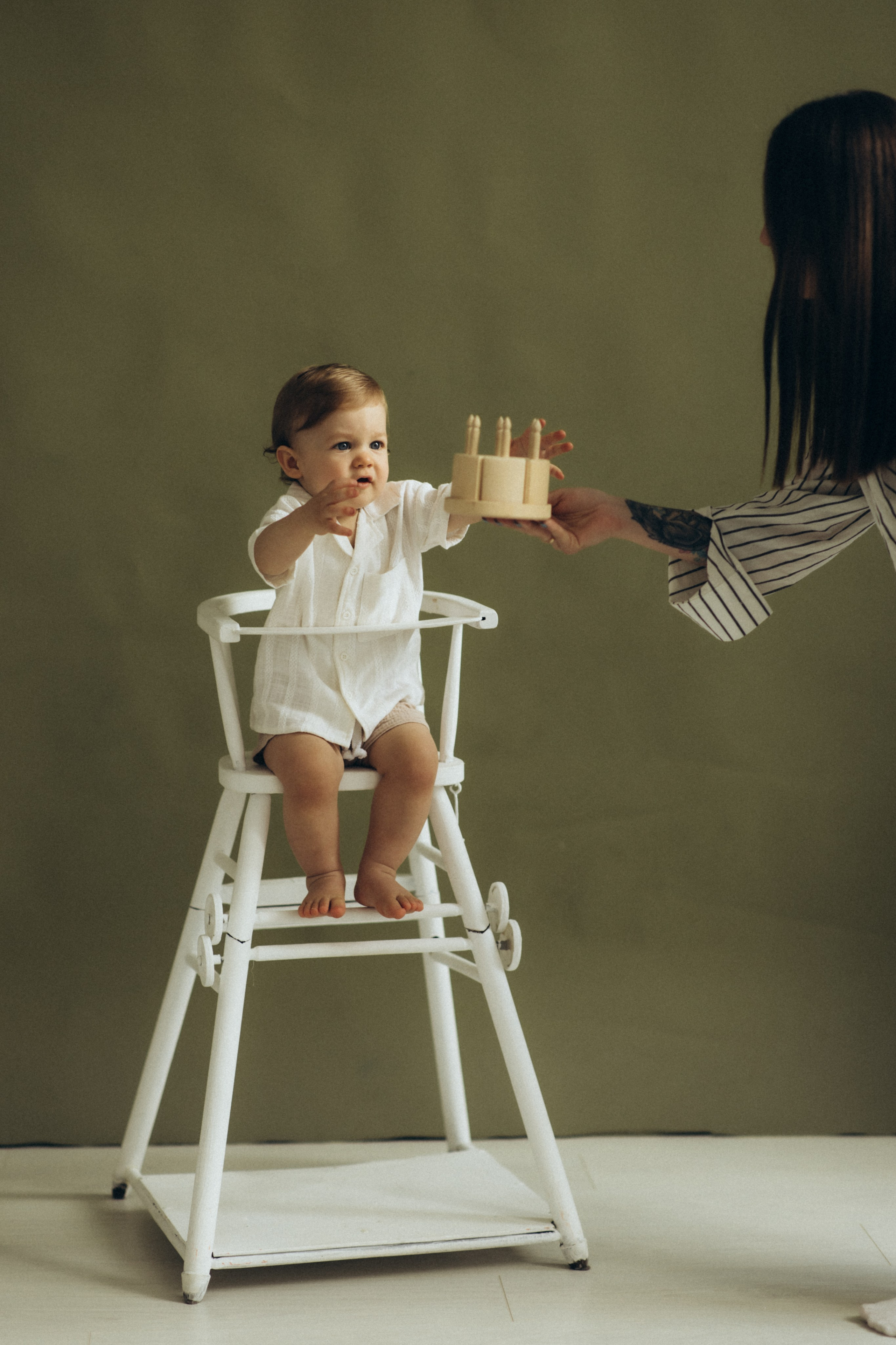 Годик в кругу семьи. Фотограф на крещение в Рязани. Семейный фотограф