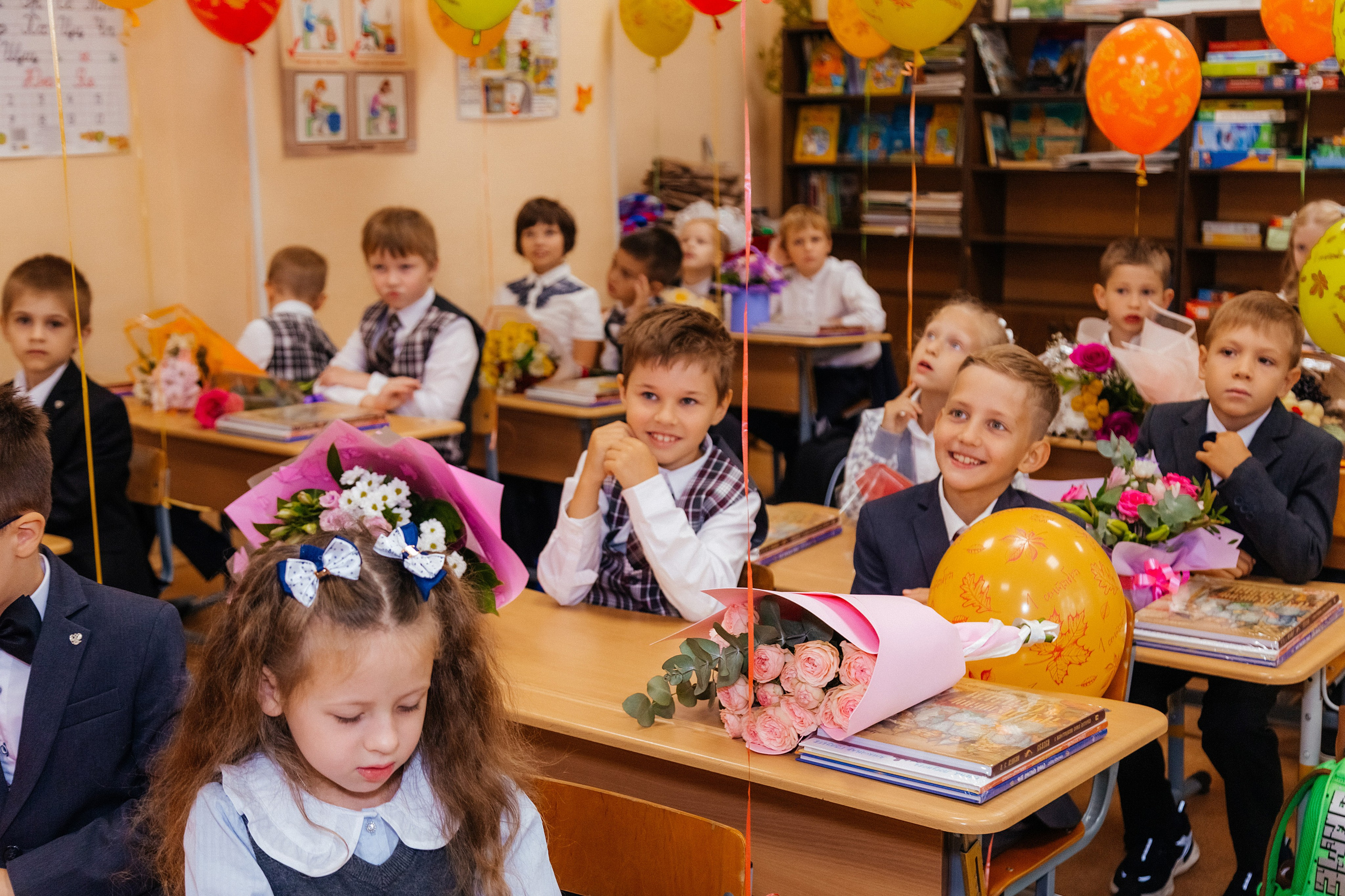 1 сентября, 1 класс. Семейный фотограф Любовь Саркеева