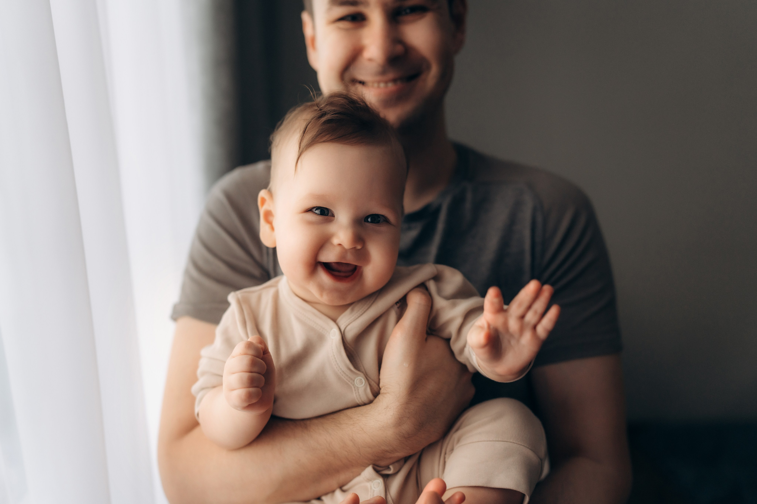 Домашняя фотосессия для Тани, Леши и Ромочки. Детский, семейный и ньюборн фотограф в Москве Юлия Шуарт
