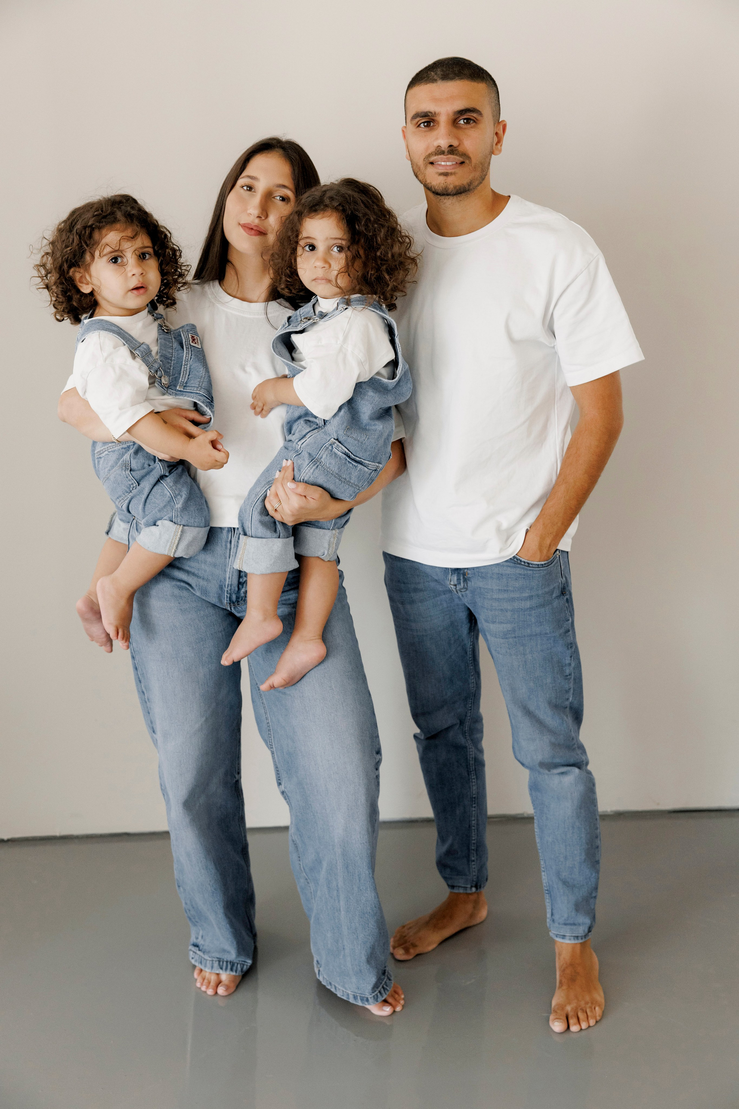 Family photoshoot inside the studio in Hadera. Wedding and family photographer