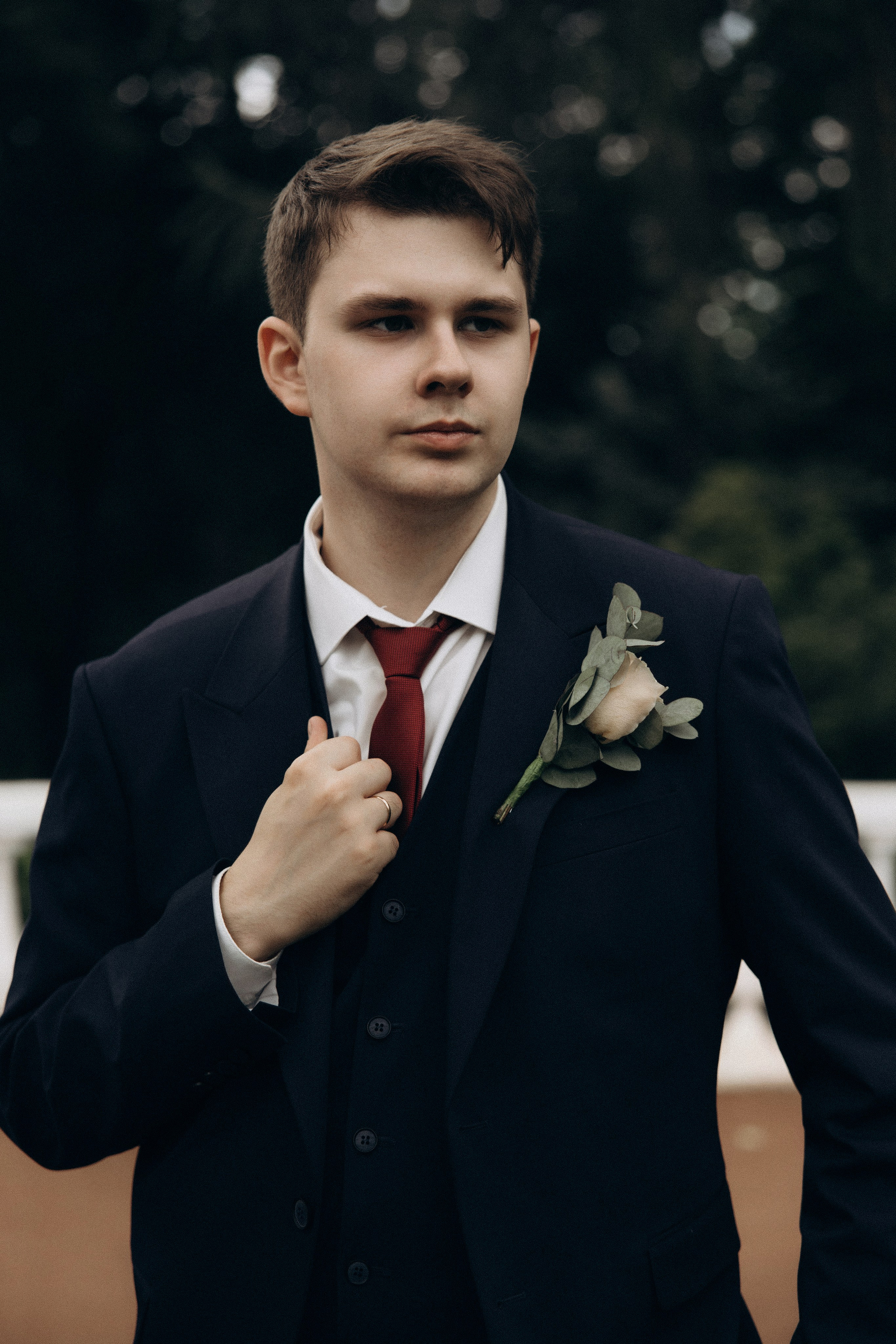 Фотосессия свадьбы Ивана и Александры в парке Горки Ленинские