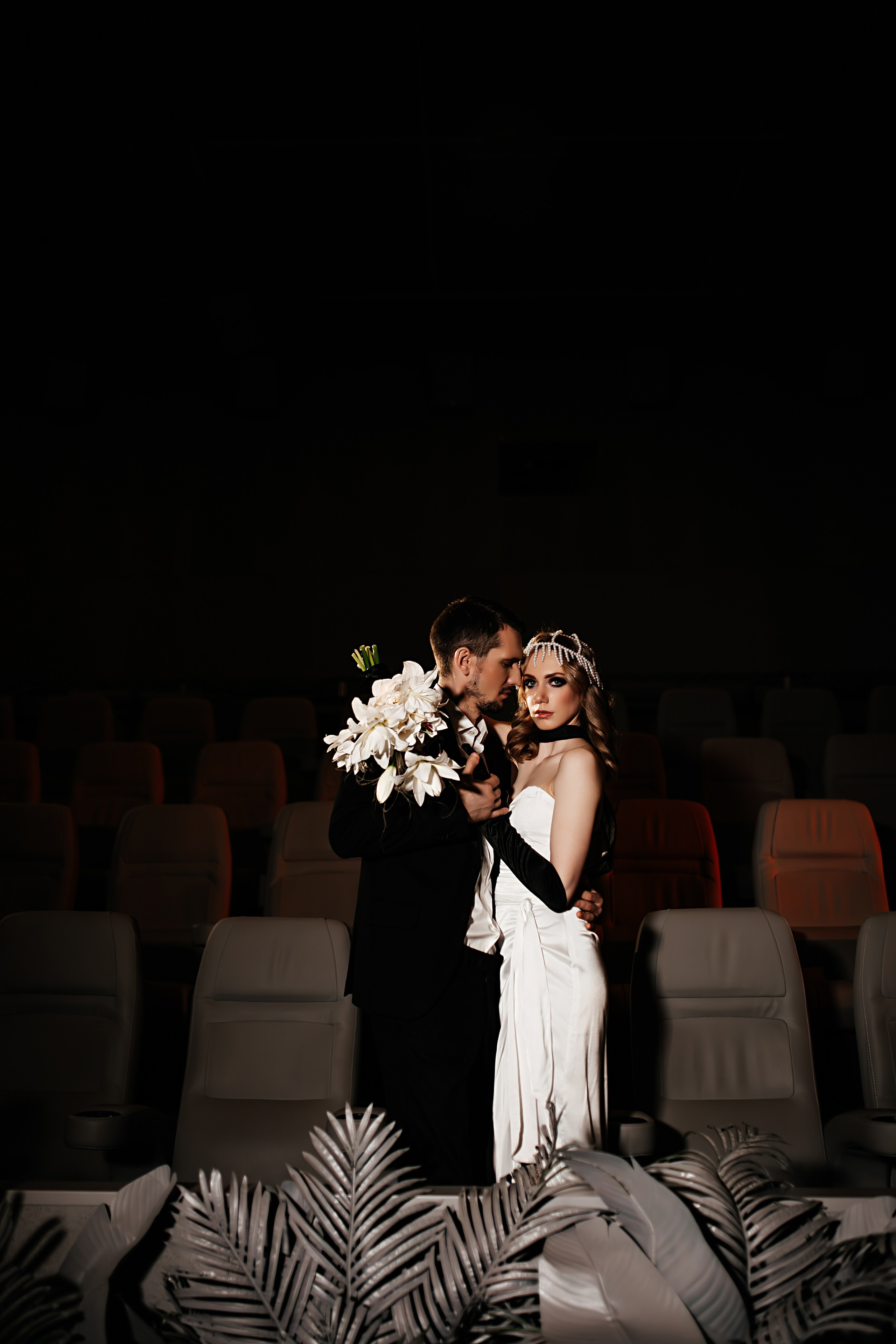 Свадьба в кинотеатре. Фотограф Санкт-Петербург Раднаева Юлия