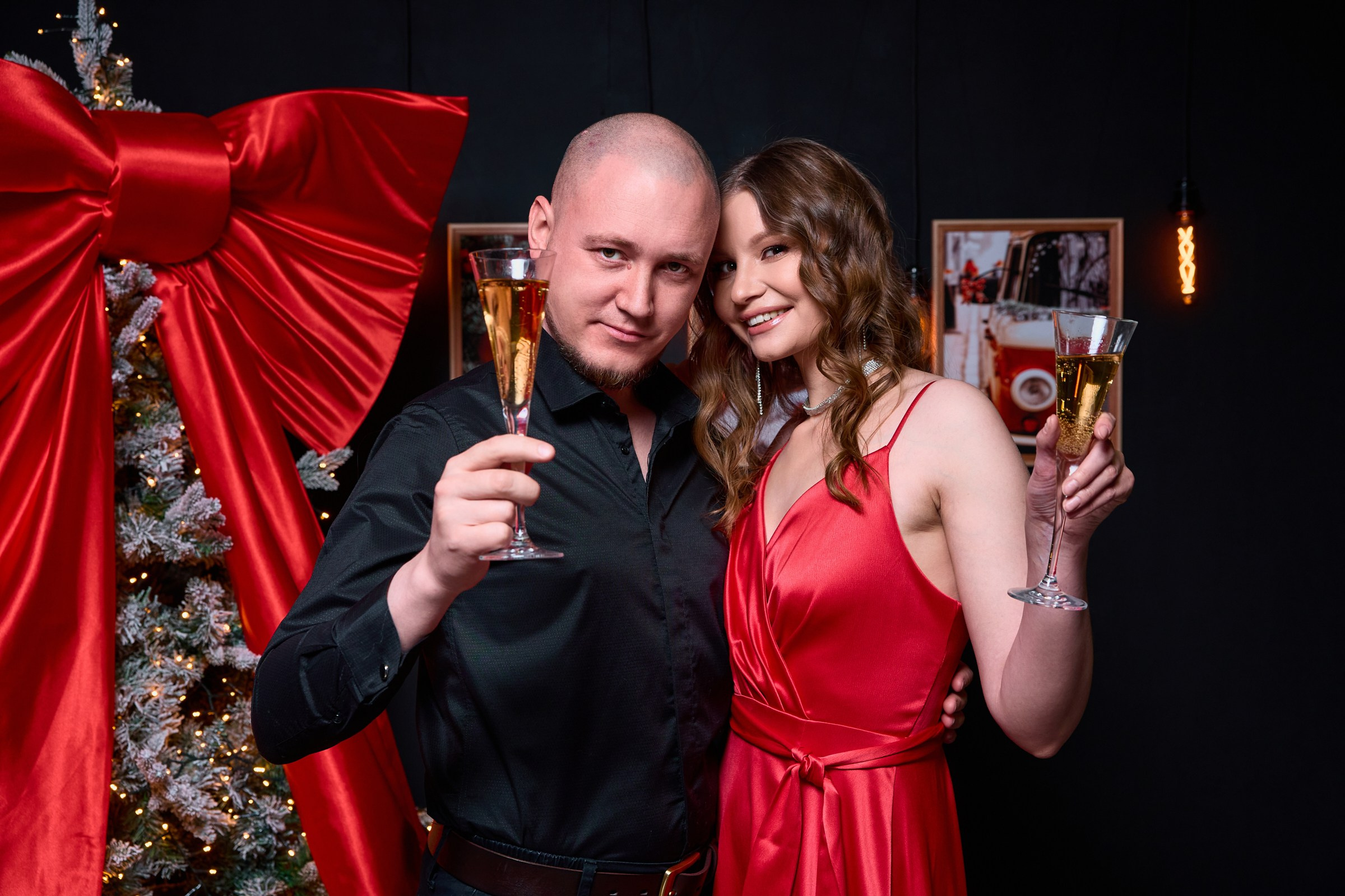 Слава, Катя и Злата. Новый год. Видеограф, фотограф Илья Новиков Москва, Екатеринбург, Калининград