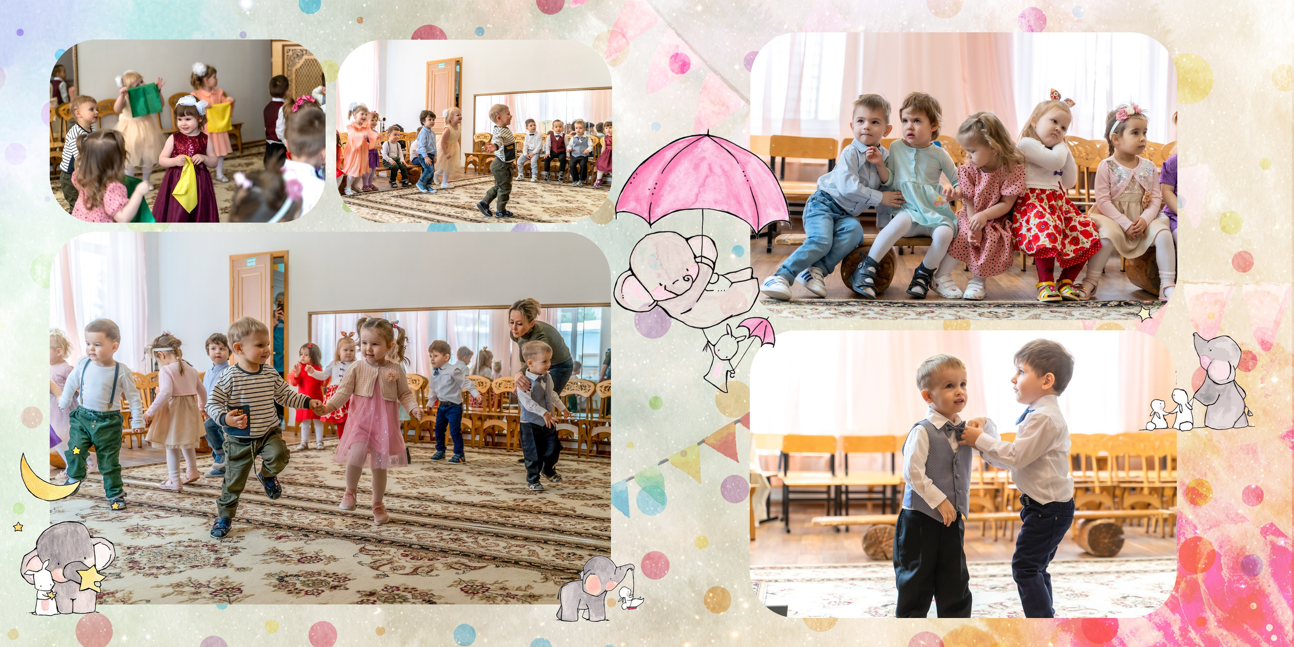 Цирк, 5 разворотов 23*23 4200р. ВАША СЕМЕЙНАЯ ФОТОСТУДИЯ