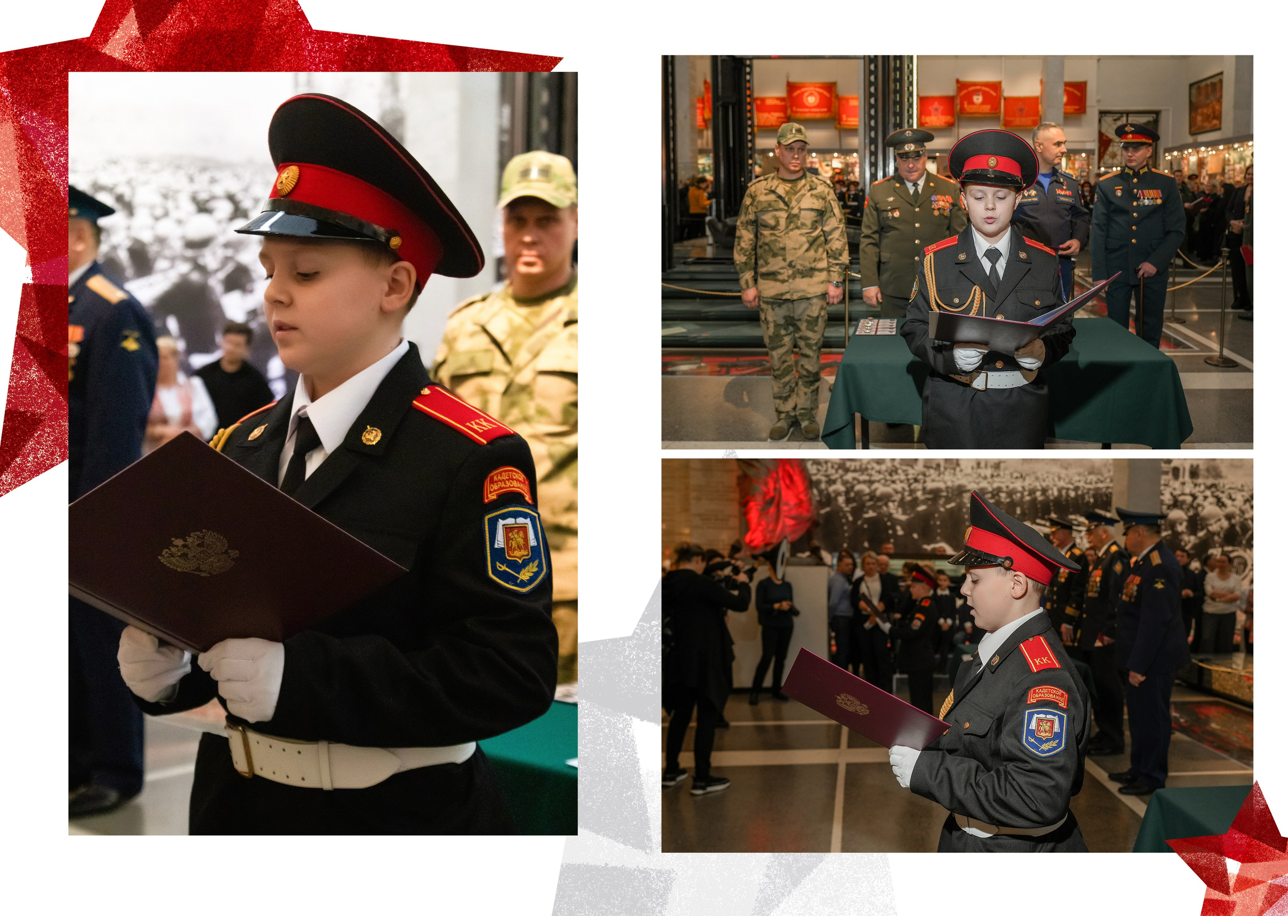 Кадетская книга с присяги на 4 разворота 4200р. ВАША СЕМЕЙНАЯ ФОТОСТУДИЯ