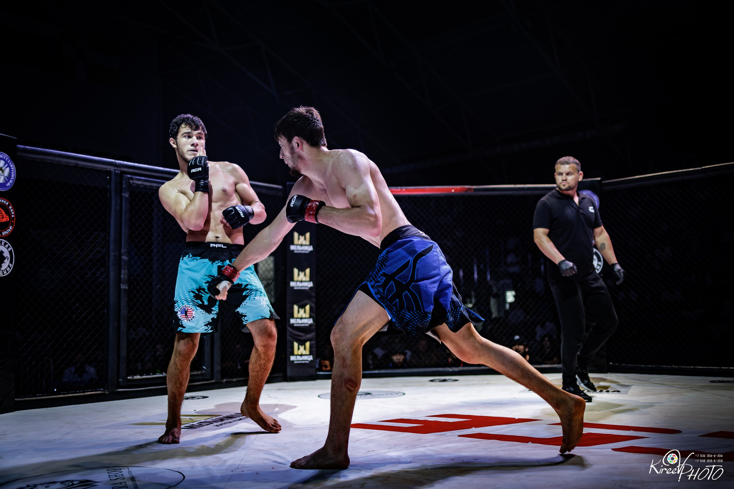 Акиев Ильяс Исаев Абду-Халим Бой MMA Спортивный Репортаж Фотограф Москва