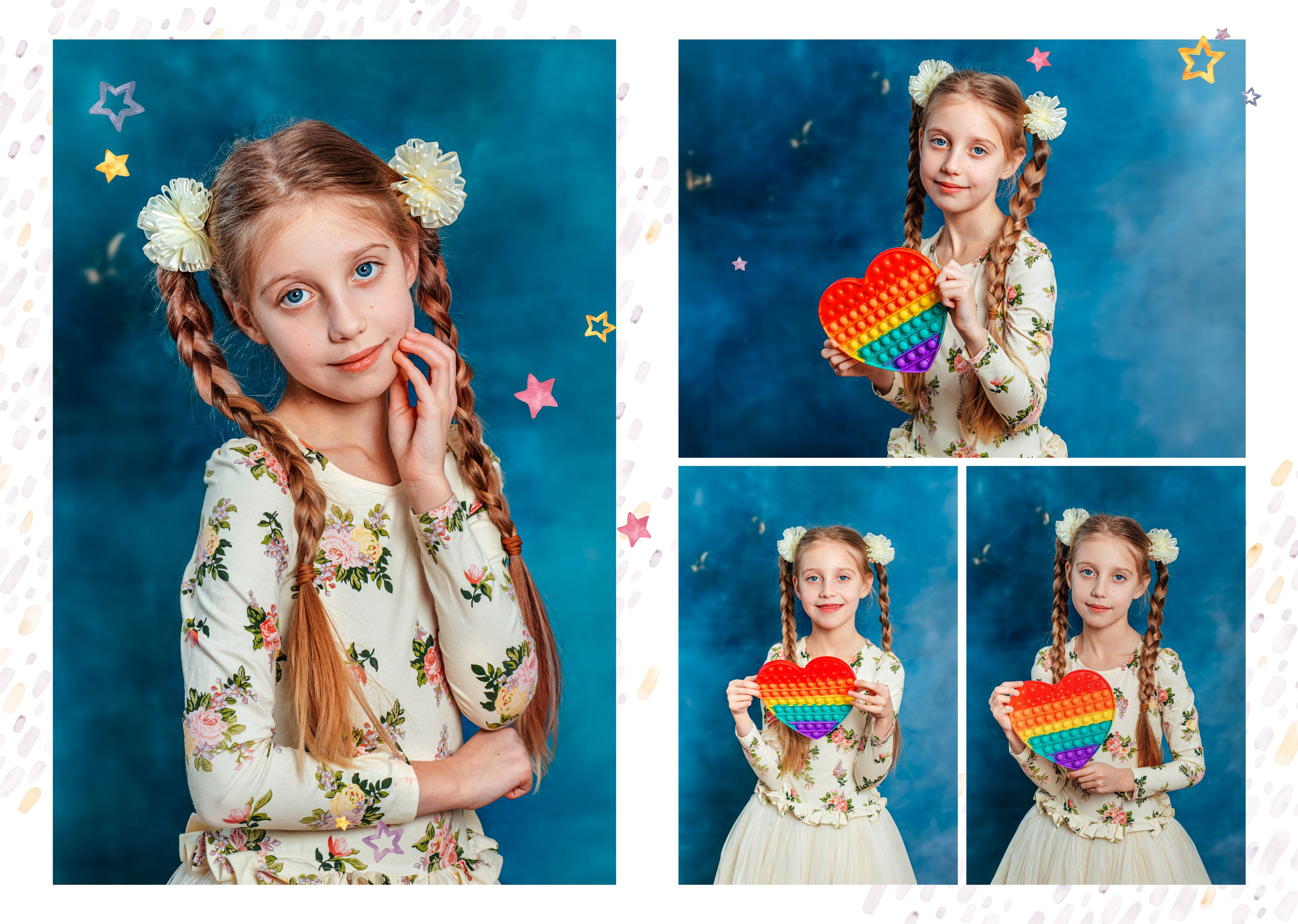 Портреты в дестком саду