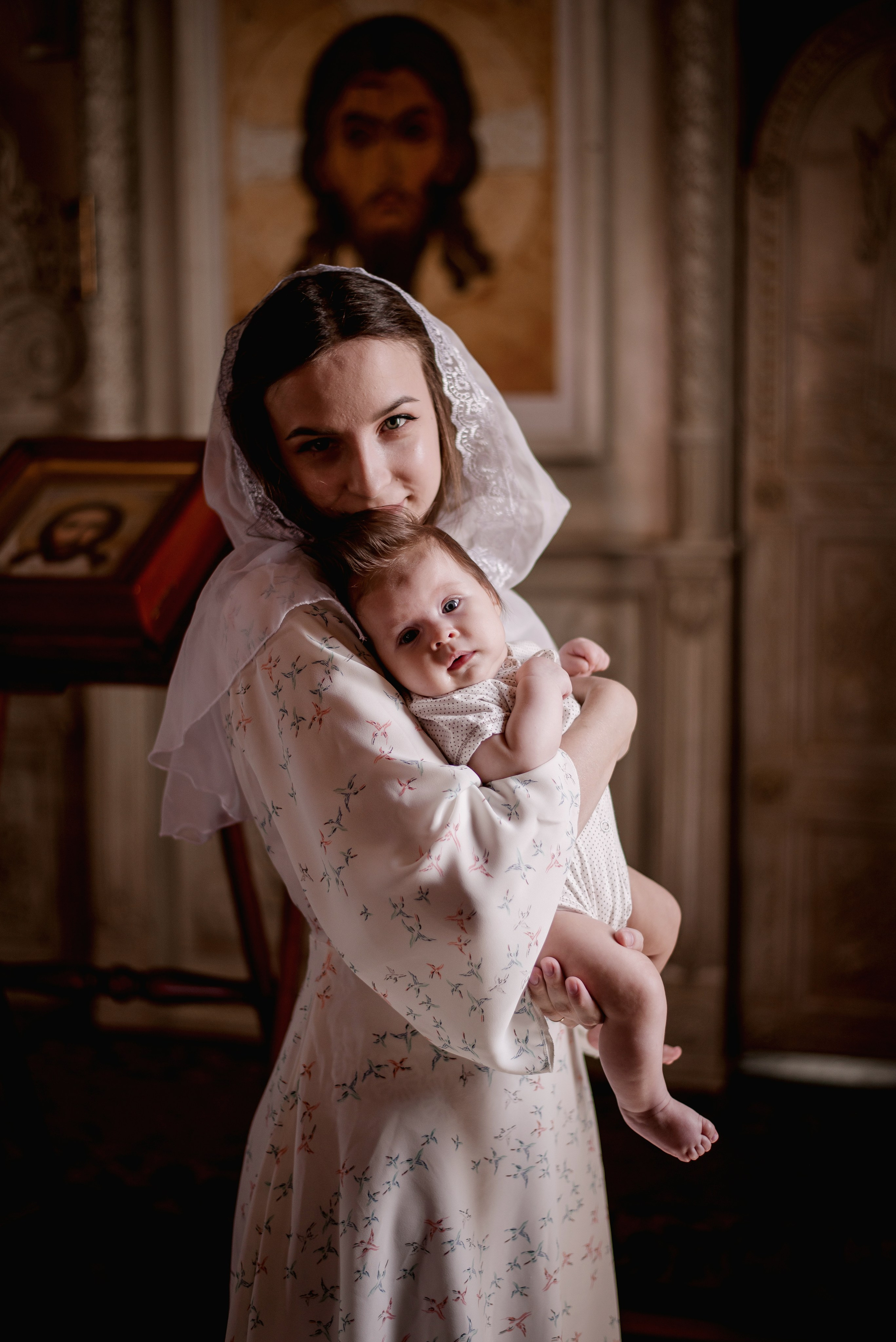 Таинство Крещения Майи, х. Большой Лог. Семейный фотограф в Новочеркасске Виктория Громова