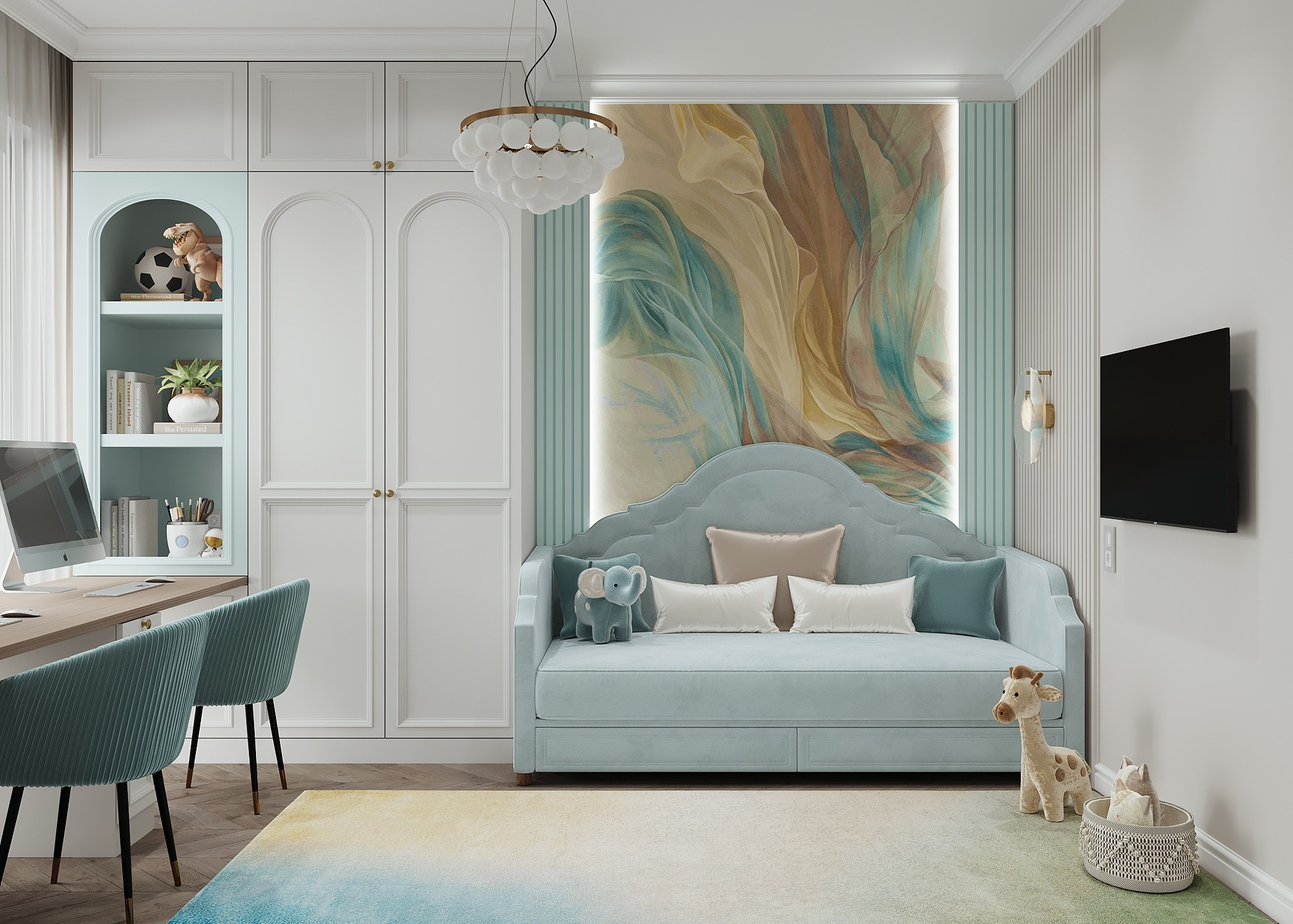 ЖК СКОЛКОВО. Irina Balykina — Interior 3D Visualisation