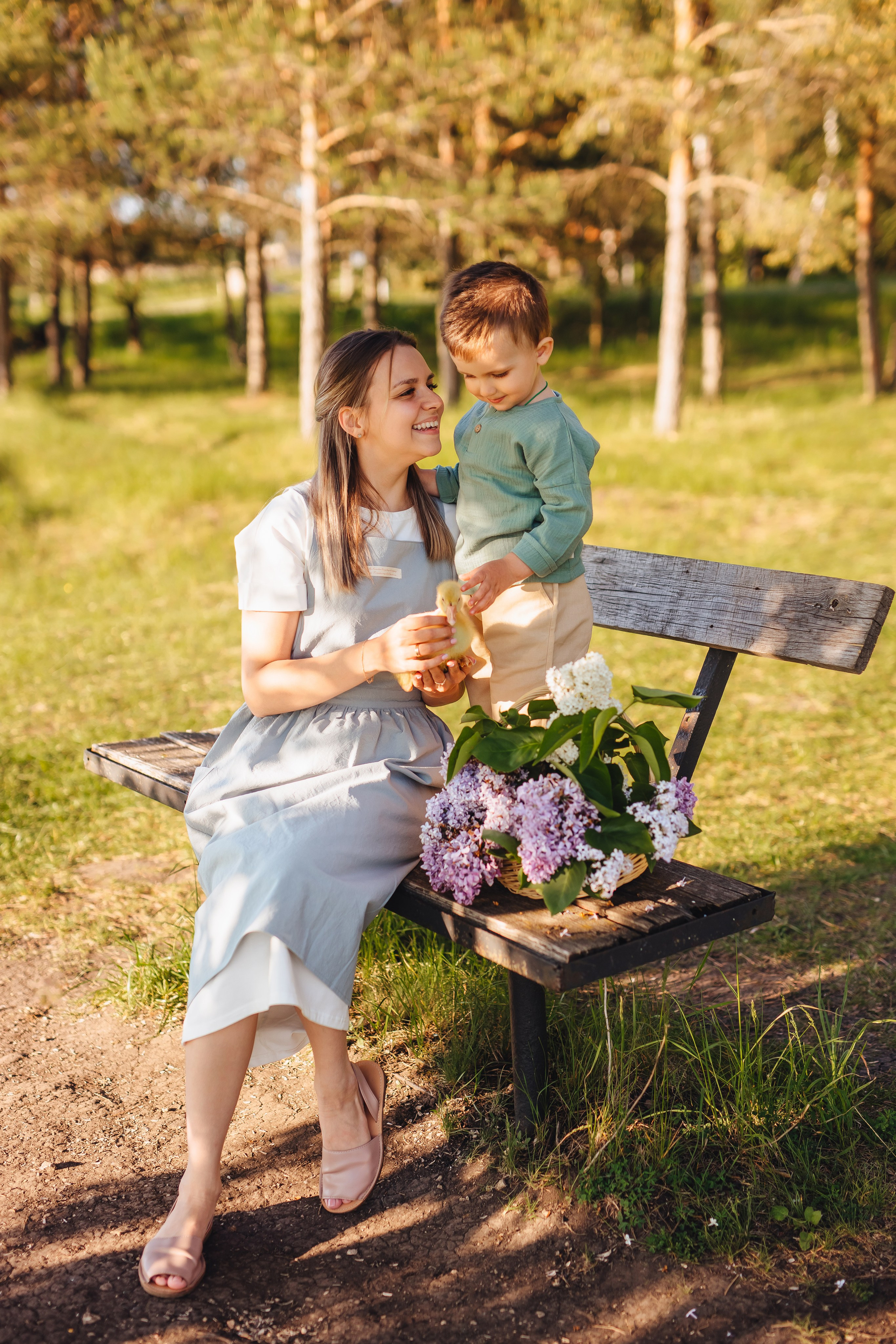 Тимоша и утятки. Свадебный и семейный фотограф в Туле и области Маша Костина