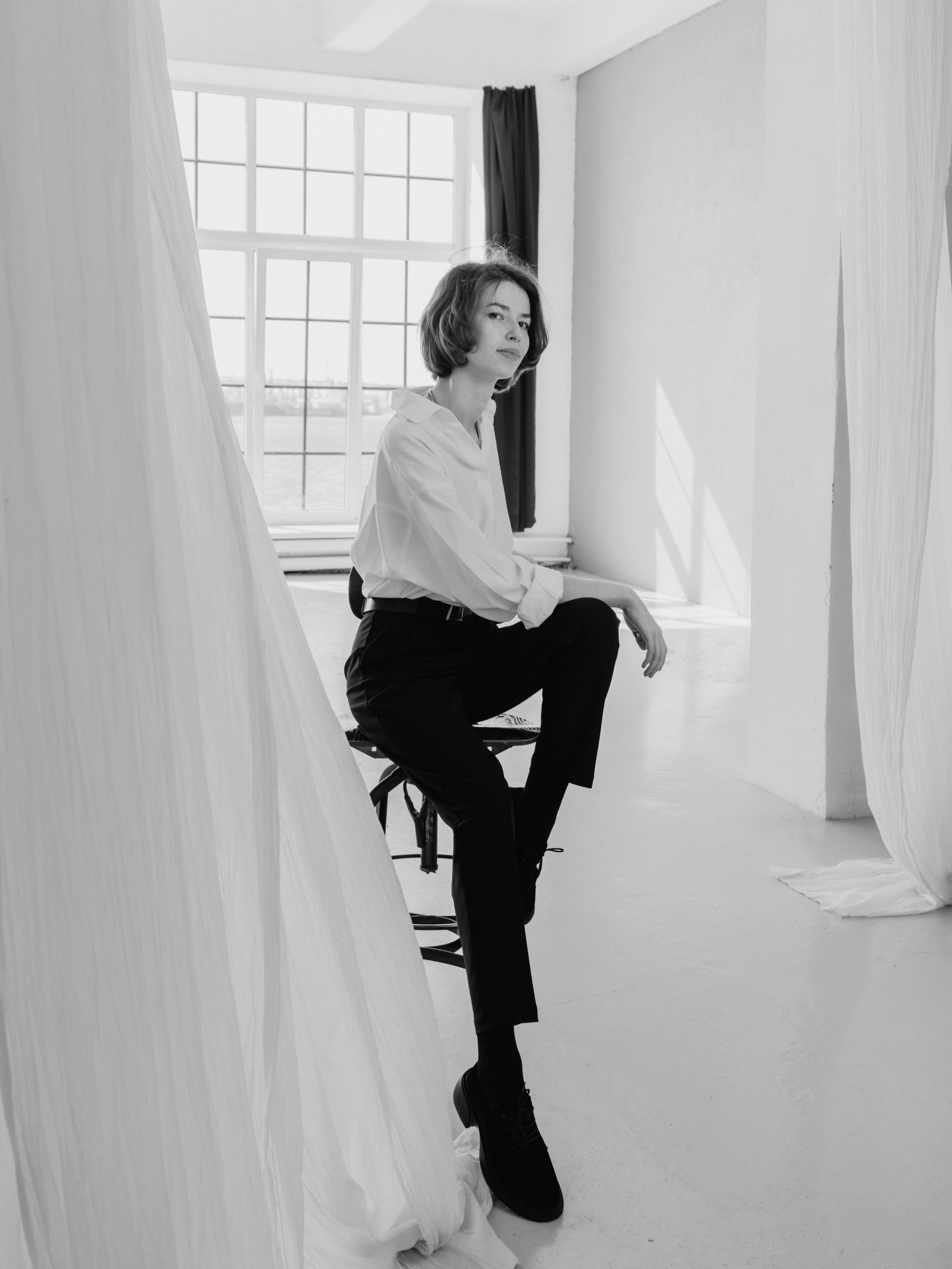 Портретная фотосессия для Полины в фотостудии. Светлана Гопанюк. Портретный фотограф. Санкт-Петербург. СПб