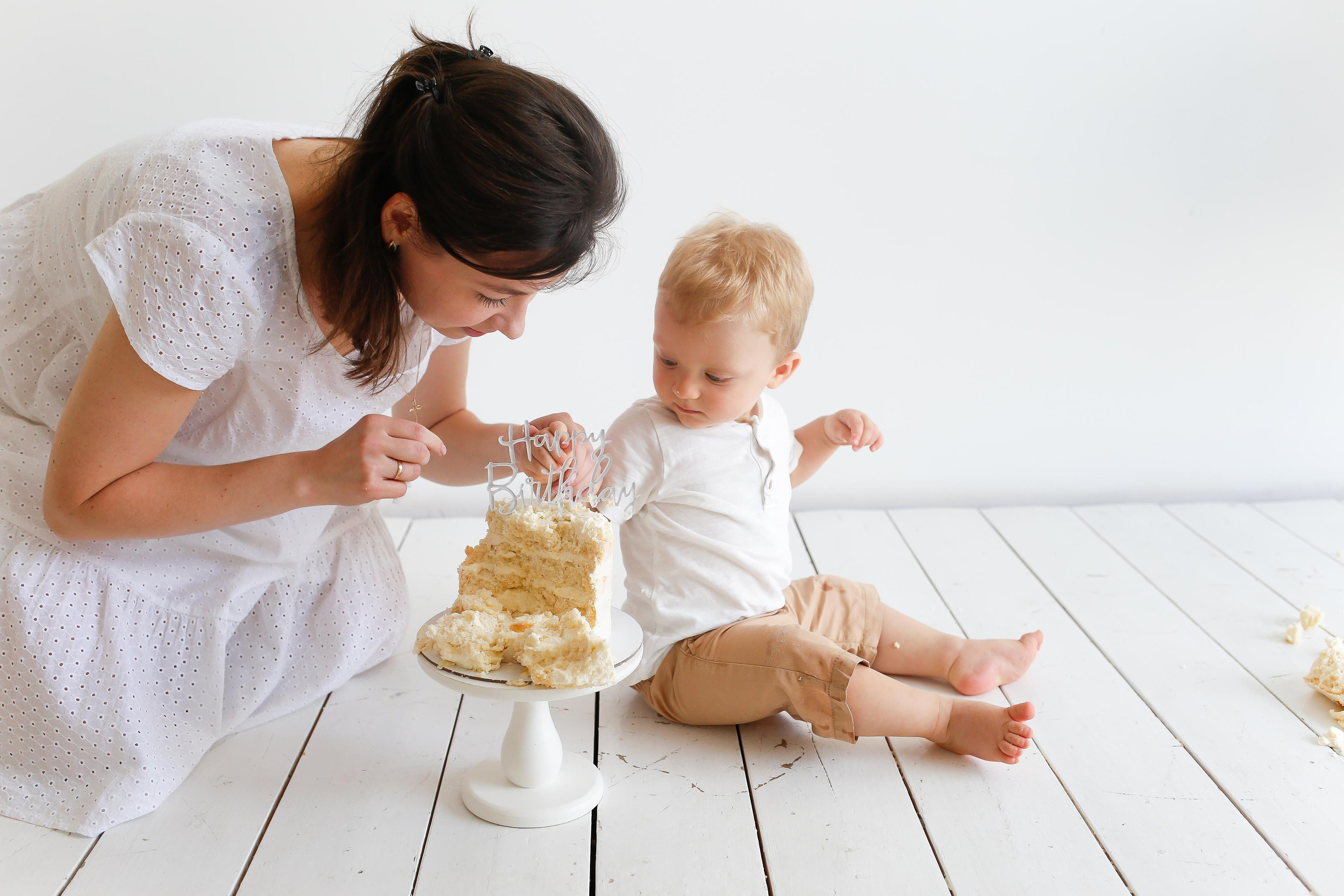 Первый торт у Артемки. Детский и семейный фотограф Санкт-Петербург, фотосессия Спб