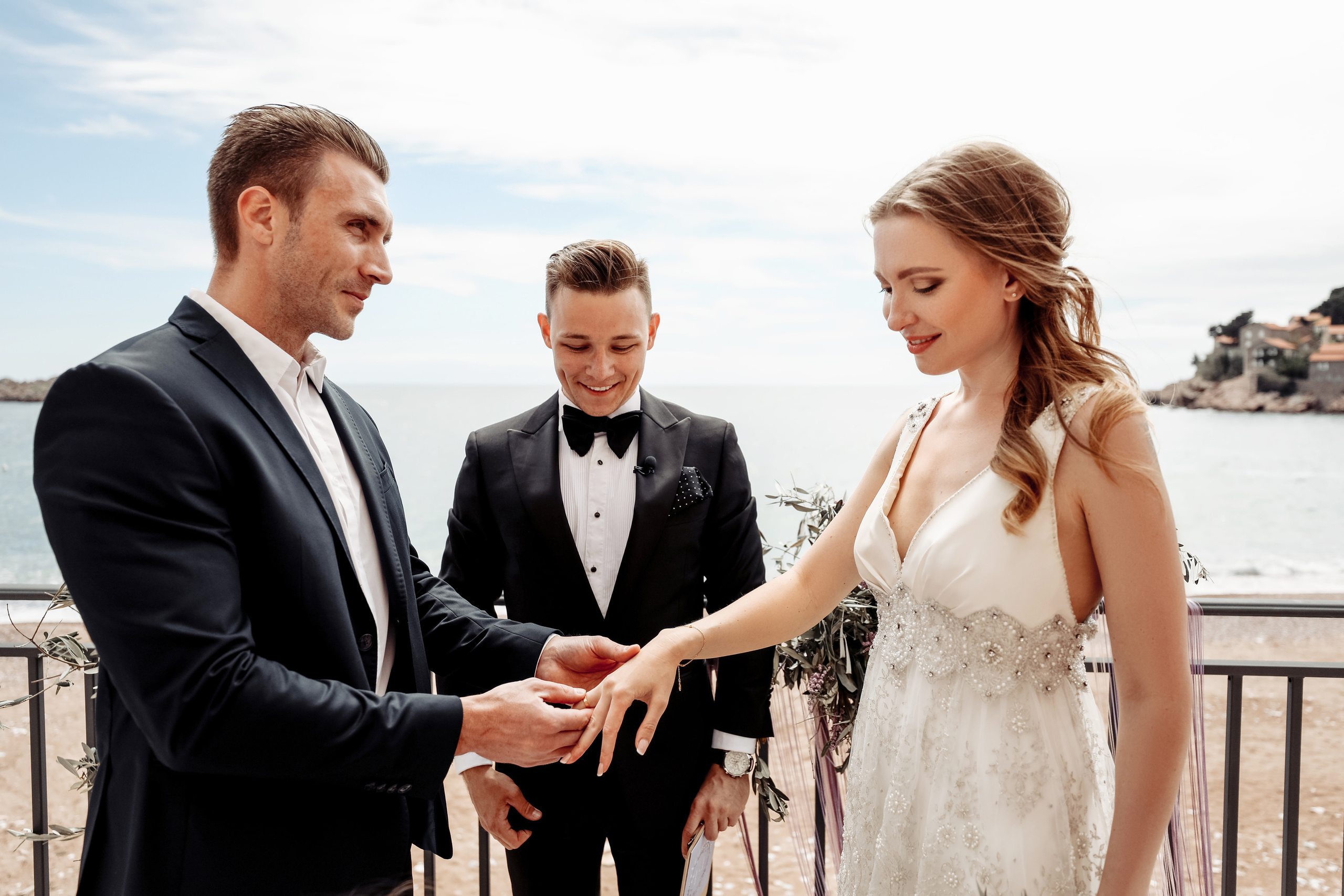 Ksenia & Artёm, Черногория / Montenegro / Sv. Stefan-Budva. Свадебный фотограф в России, Черногории и в Европе Надежда Никитина