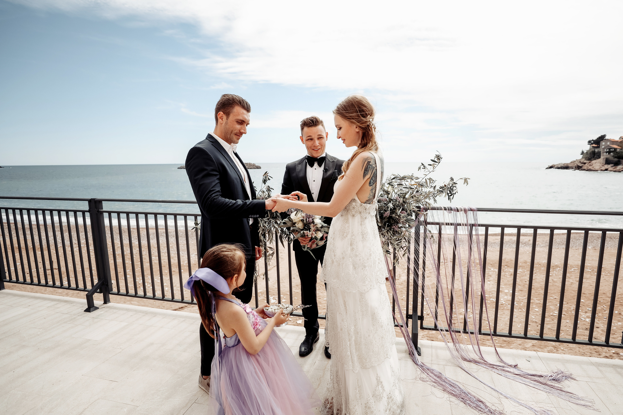 Ksenia & Artёm, Черногория / Montenegro / Sv. Stefan-Budva. Свадебный фотограф в России, Черногории и в Европе Надежда Никитина