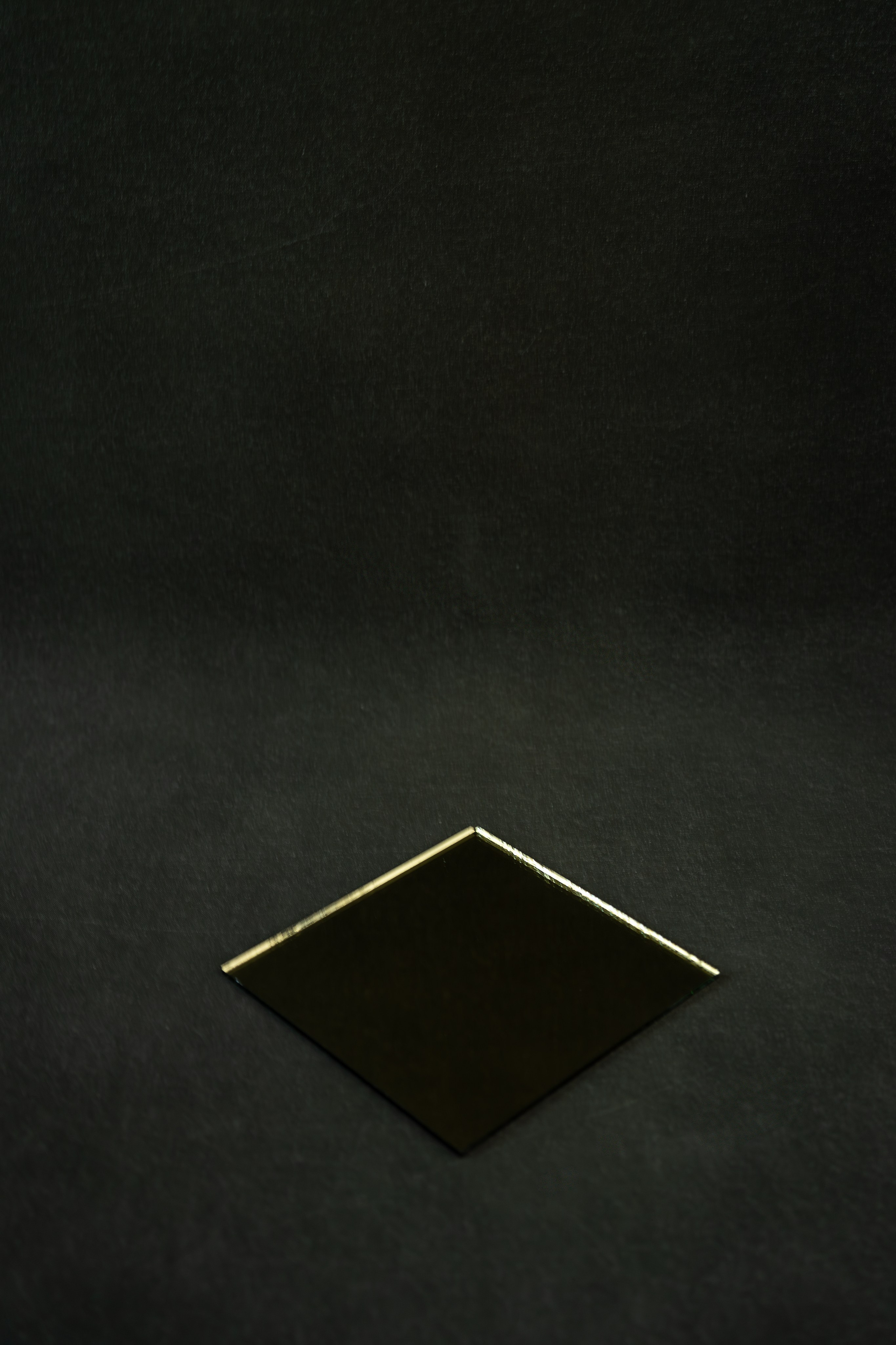 Из серии "Геометрия пустоты", 2026. Холст, стекло, свет.