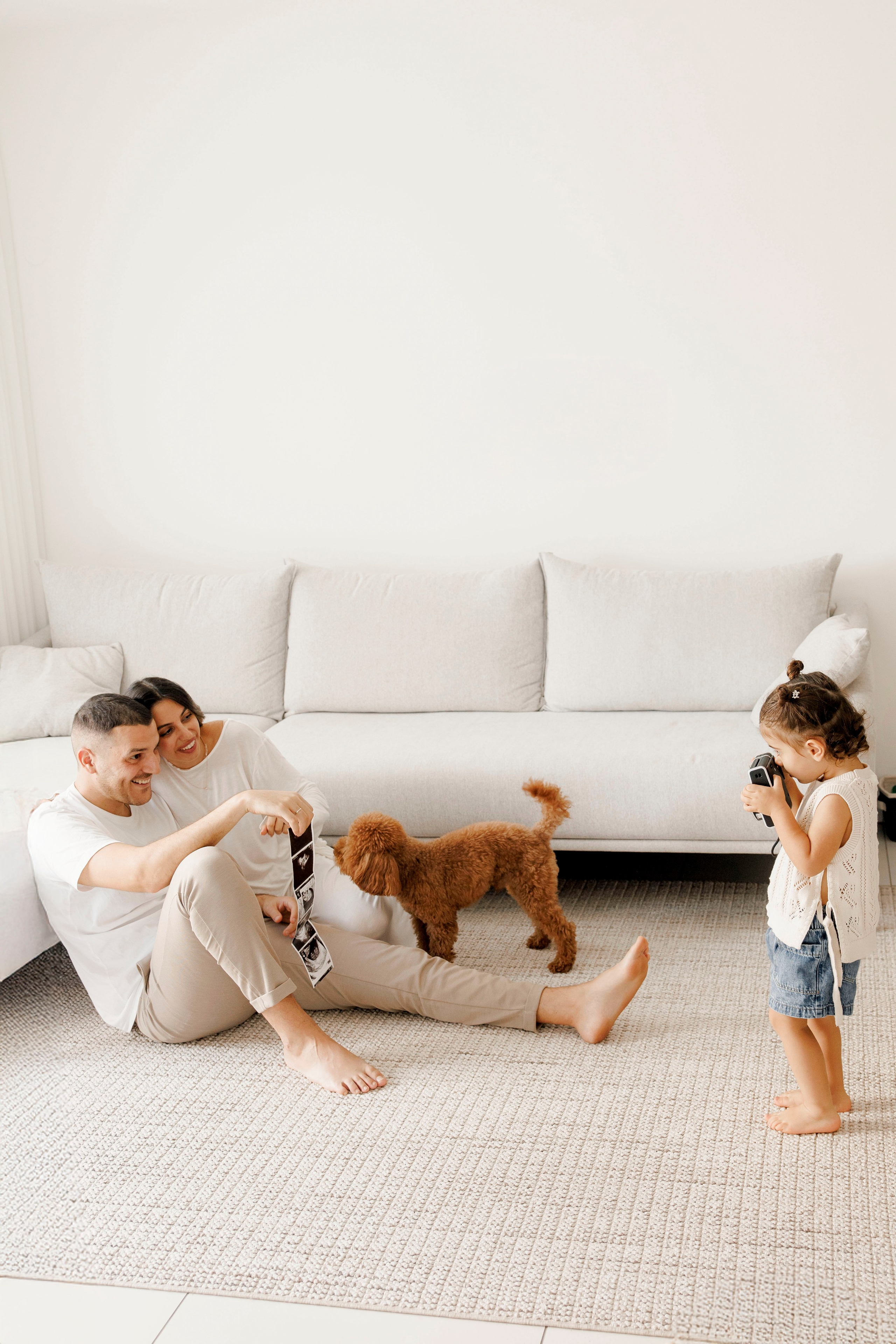 Family photoshoot at home. Главная