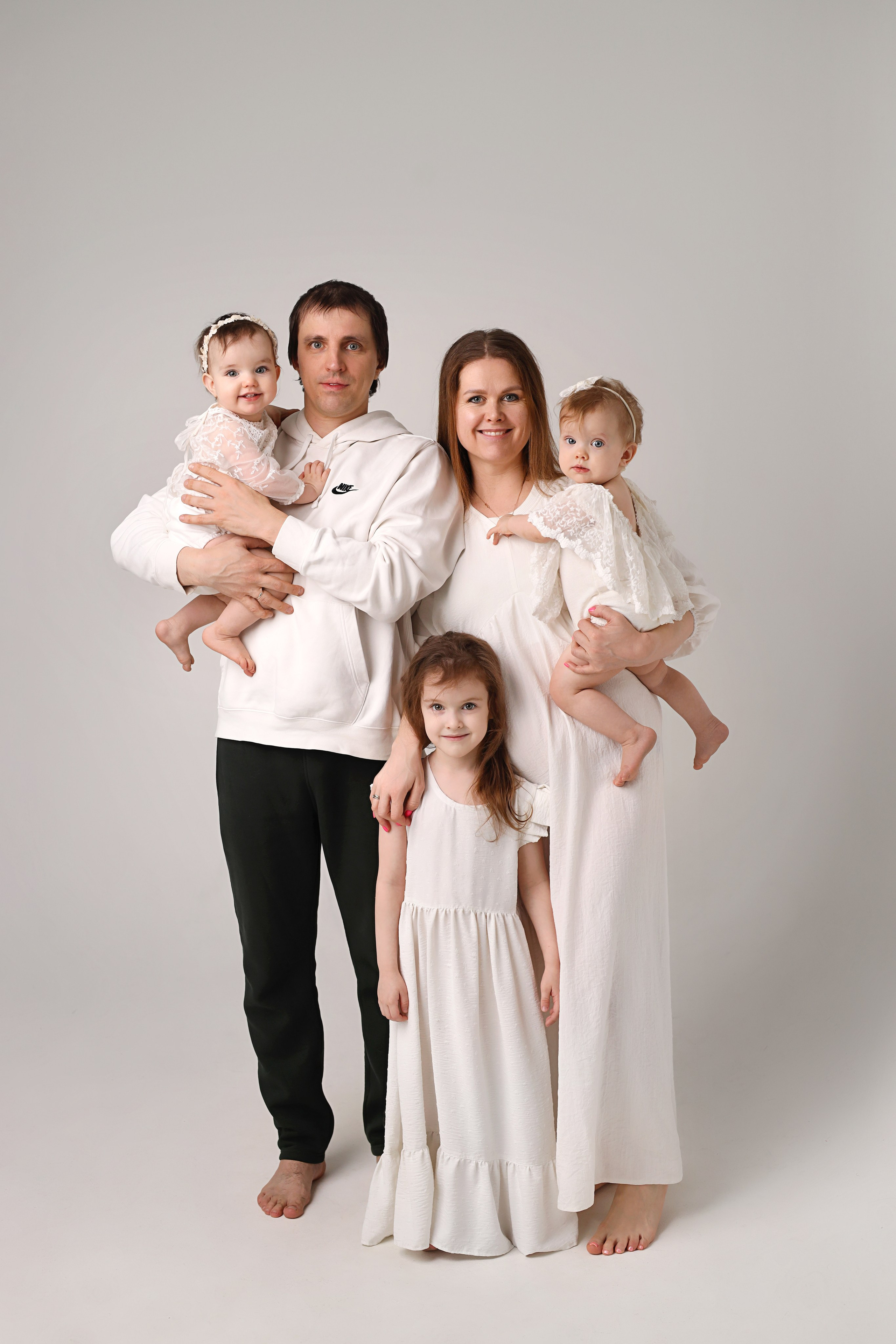 Фотосессия двойняшек на 1 годик. Фотограф новорожденных Москва. Ньюборн фотограф Москва