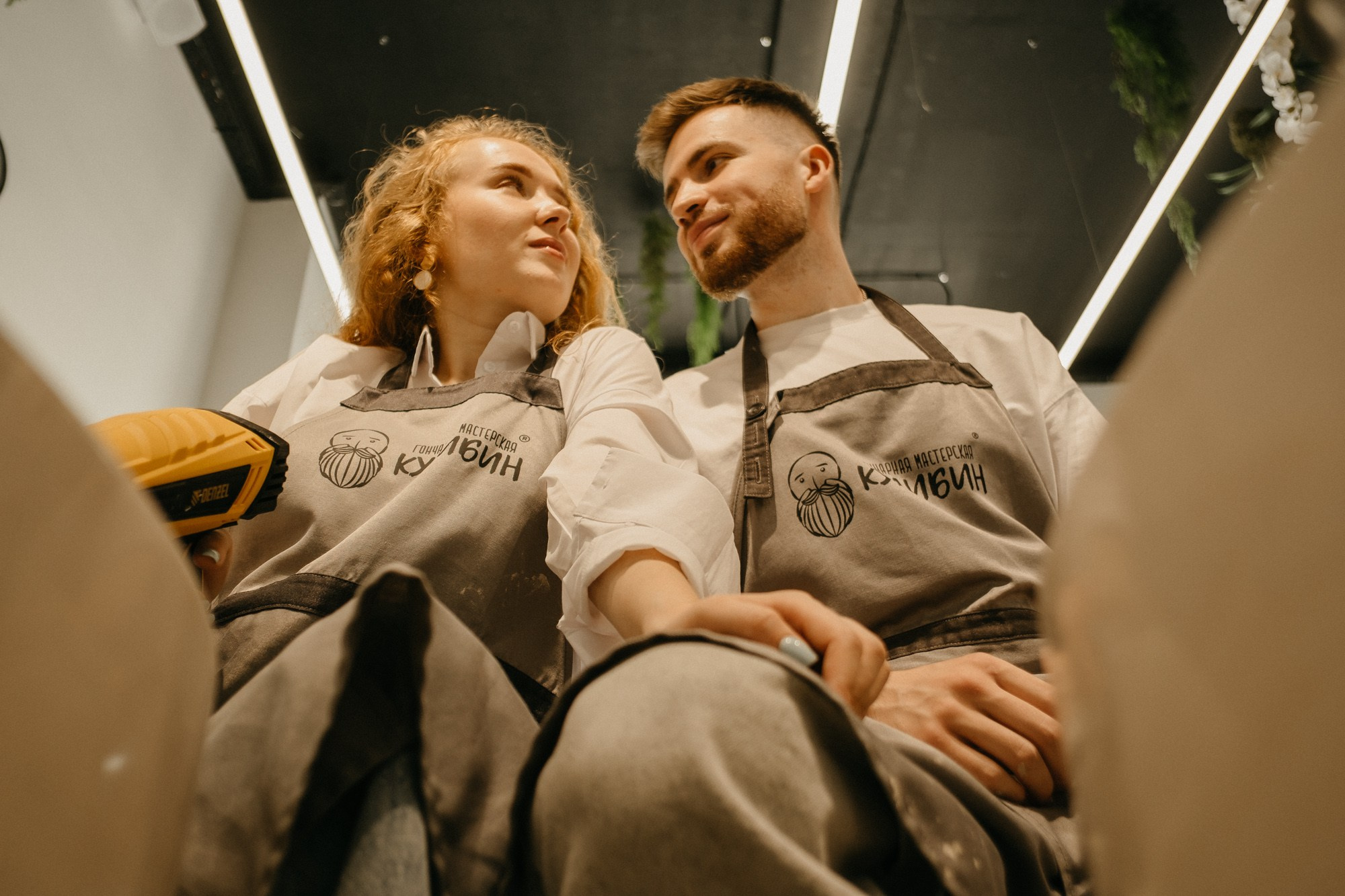 В гончарной мастерской. Свадебный фотограф Александра Тюлякова