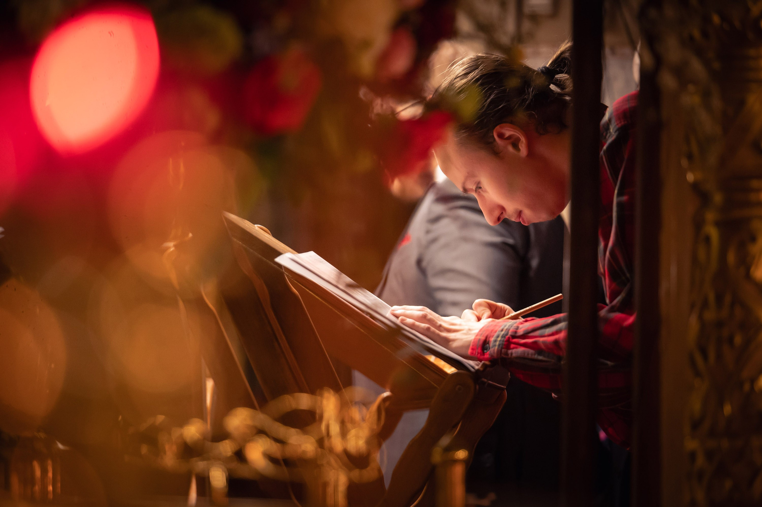 Богородский храм. Пасха. Полунощница, Божественная литургия. Антон и Татьяна Денисенко — В храме