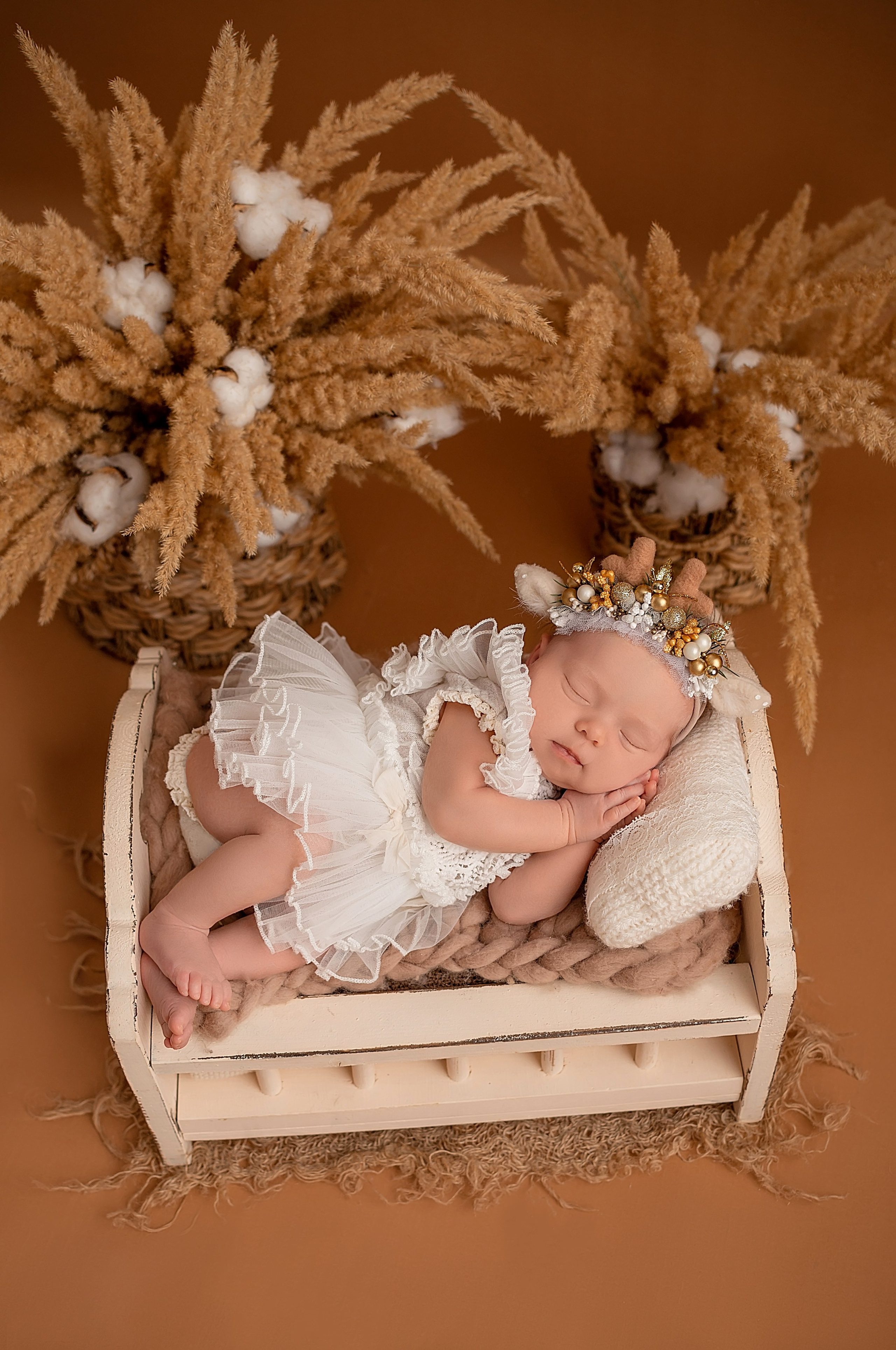 Фотосъёмка новорожденного в Краснодаре в студии. Фотограф новорожденных Краснодар Малышенко Надежда