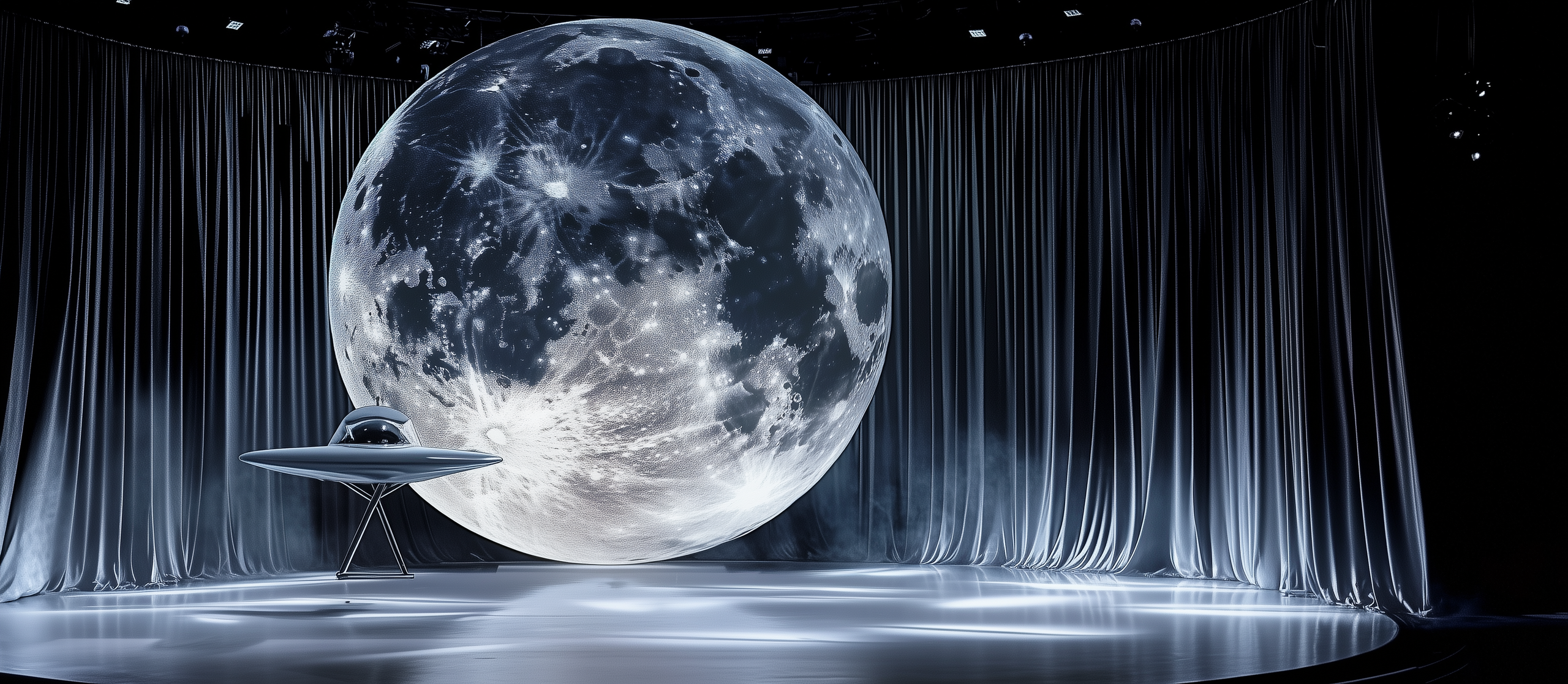 Разработка концепции декора корпоративного мероприятия в тематике «Космос» для LAZAR DECOR. Главная