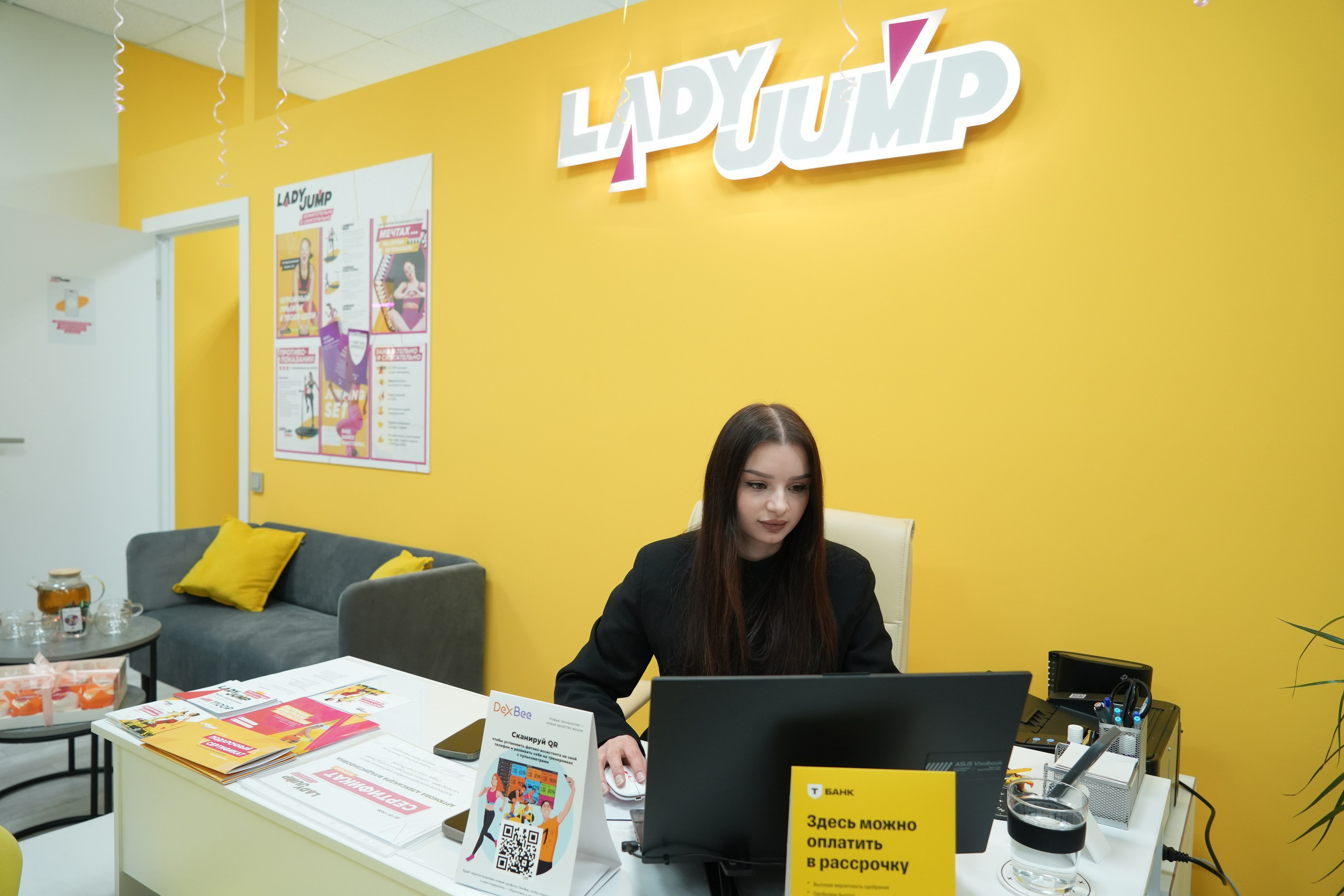 Открытие батутного центра «Lady Jump». Видеограф и Фотограф в Москве