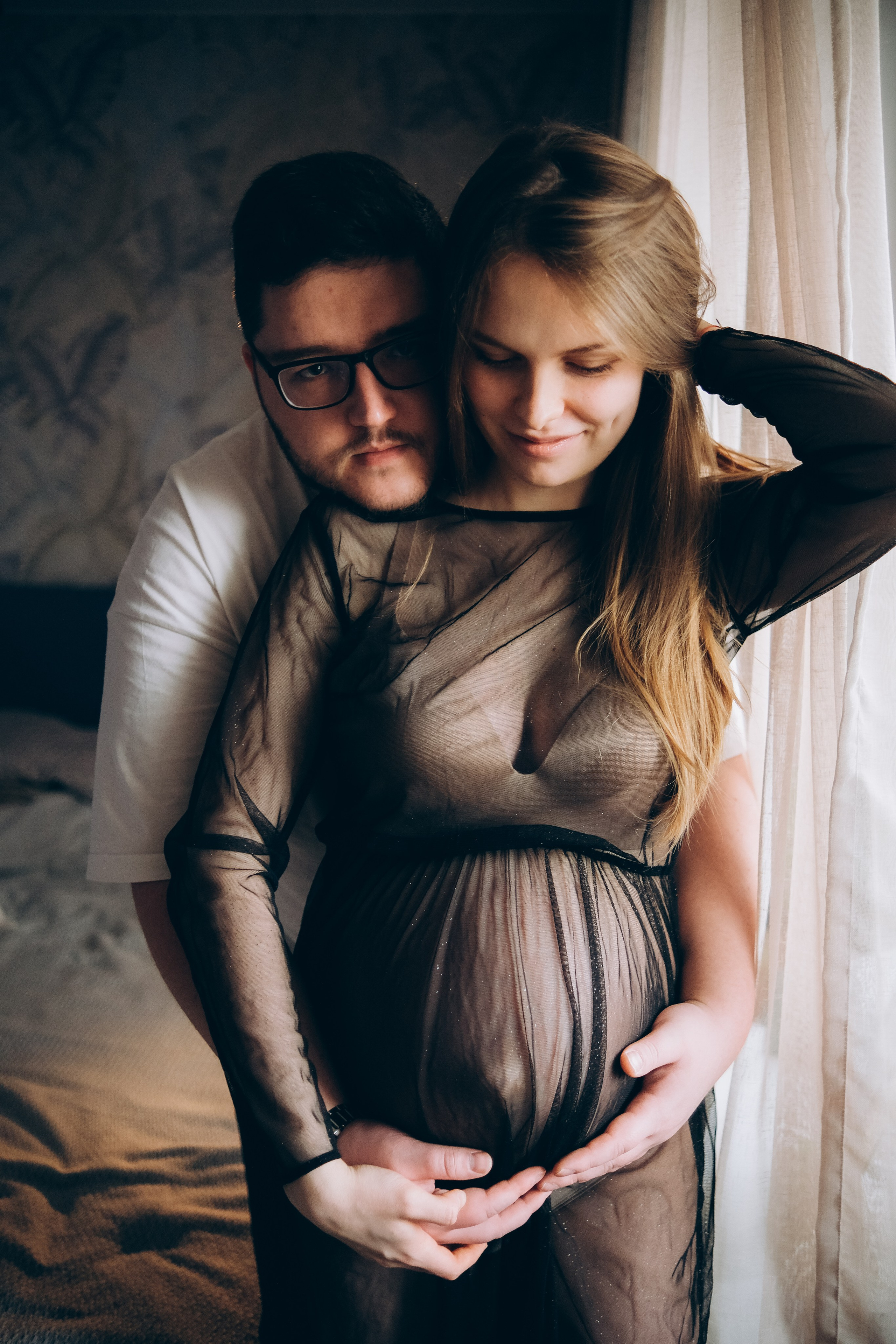 Ксения и Иракли. Семейный детский ньюборн фотограф в Москве Марта Петрова