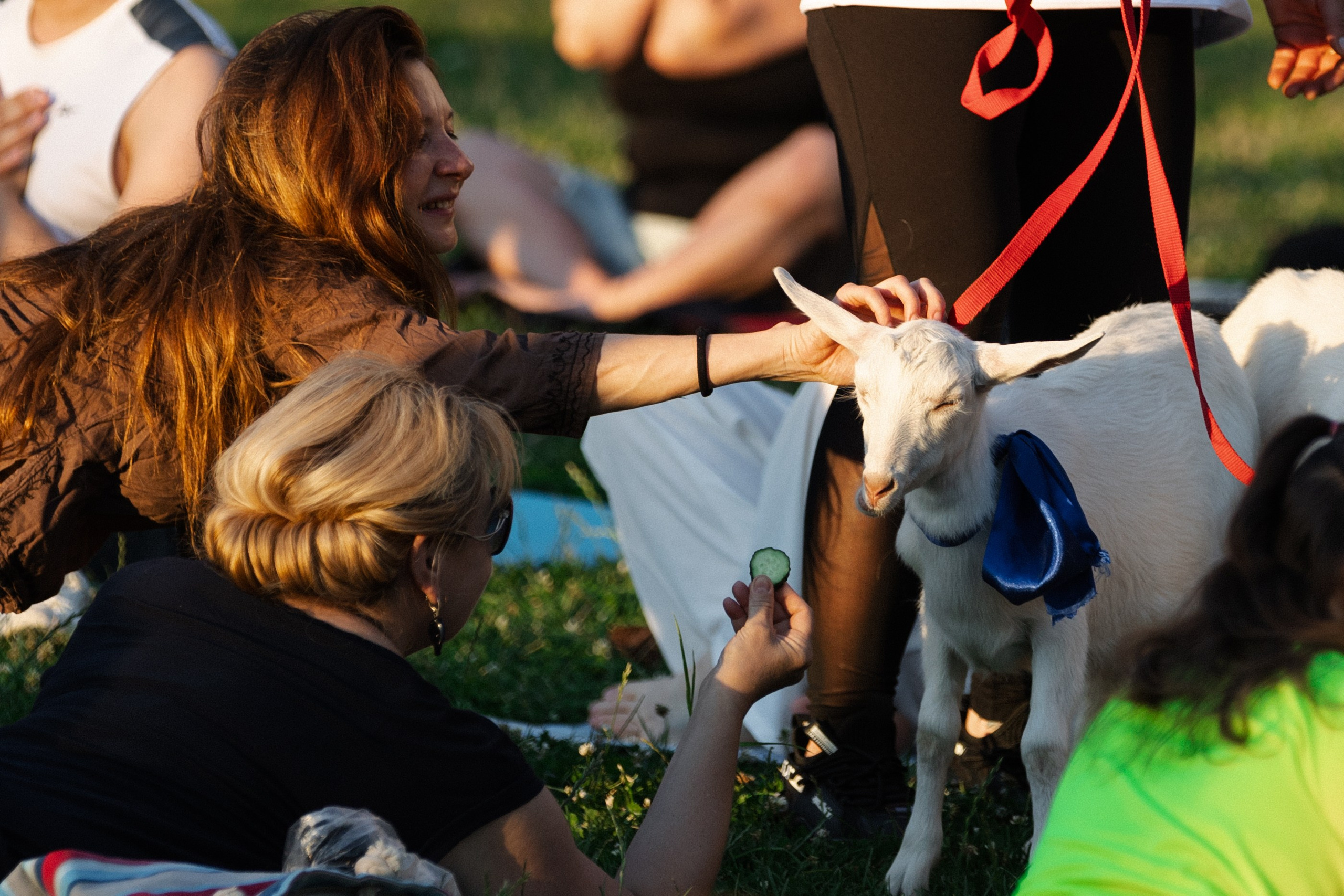 Нэннийога в парке горького. Репортажный фотограф. Свадебный фотограф в Москве Мария Крош