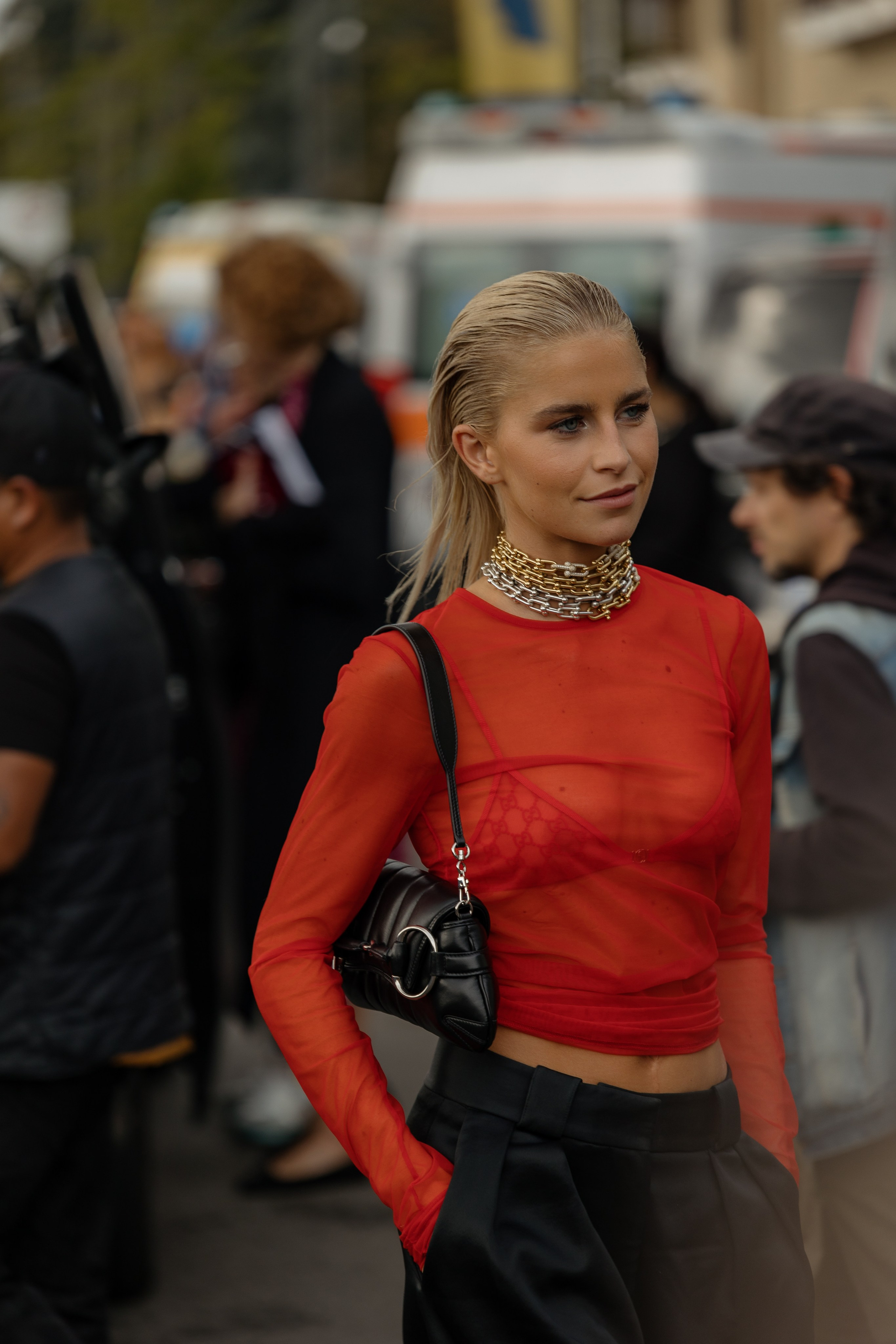 MFW SPRING/SUMMER 2024 GUCCI. Photographer in Milan Ivan Goncharov