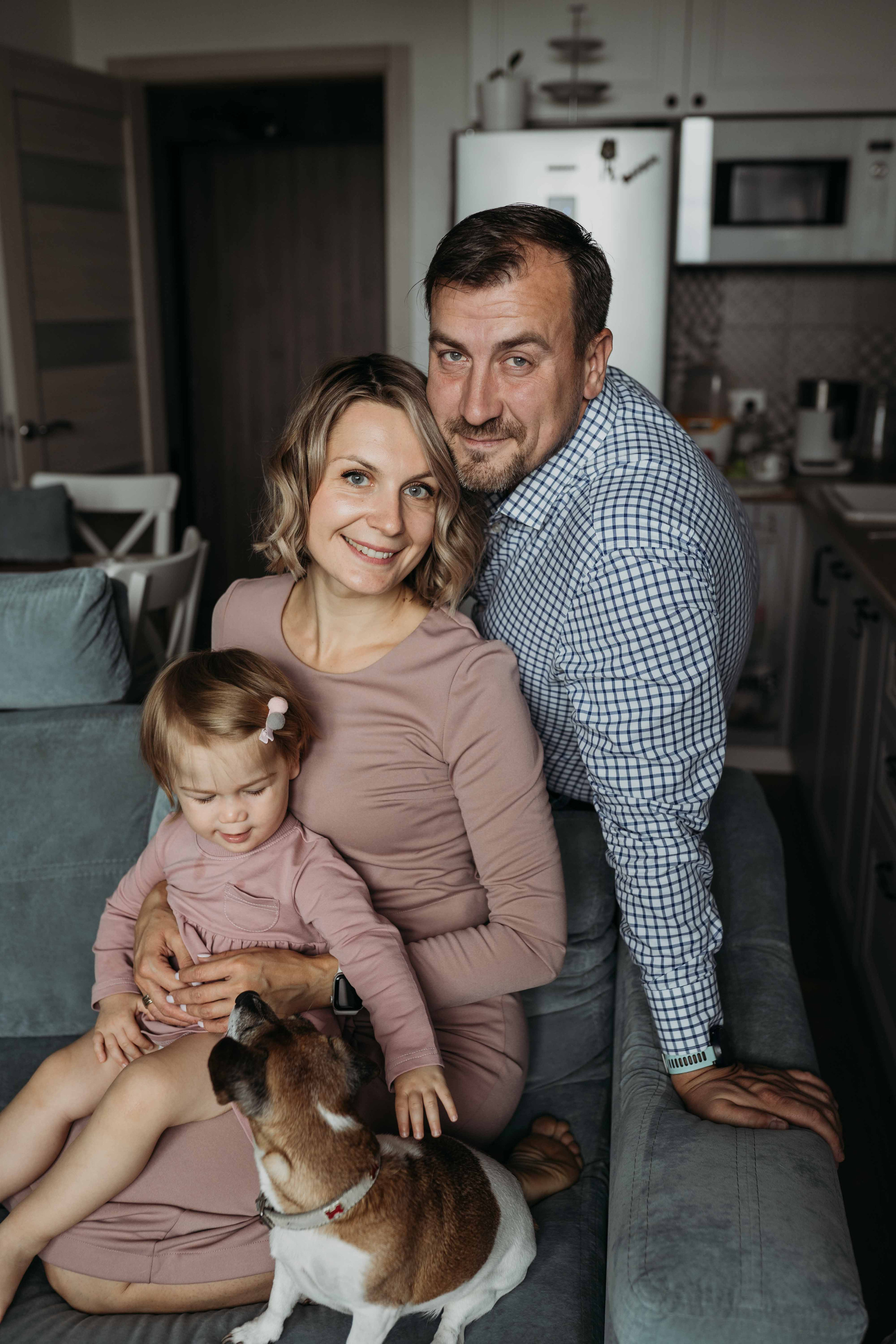 Катя, Илья и малышка Агата. Семейный и контент фотограф в Москве и Троицке Горелова Лизавета