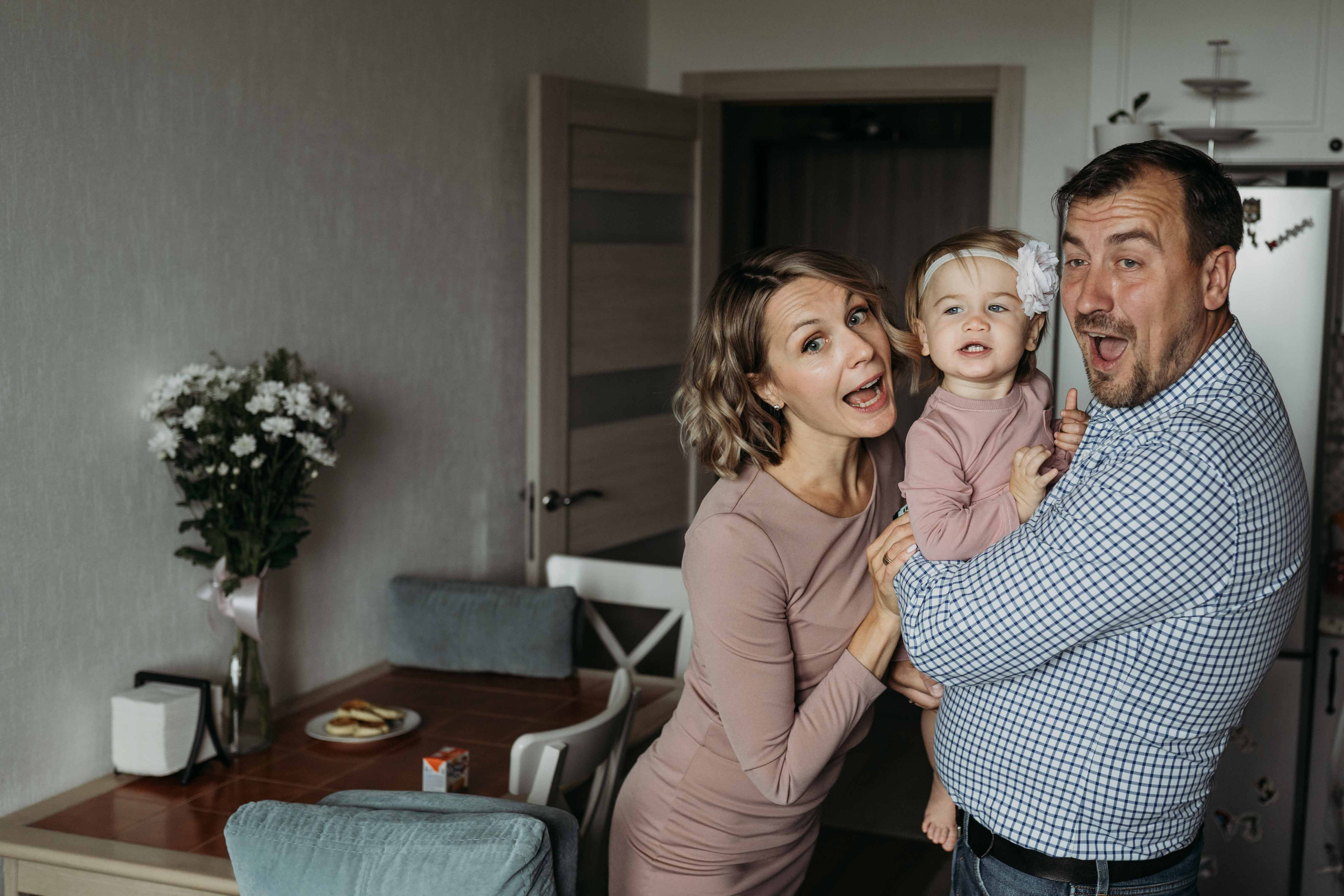 Катя, Илья и малышка Агата. Семейный и контент фотограф в Москве и Троицке Горелова Лизавета